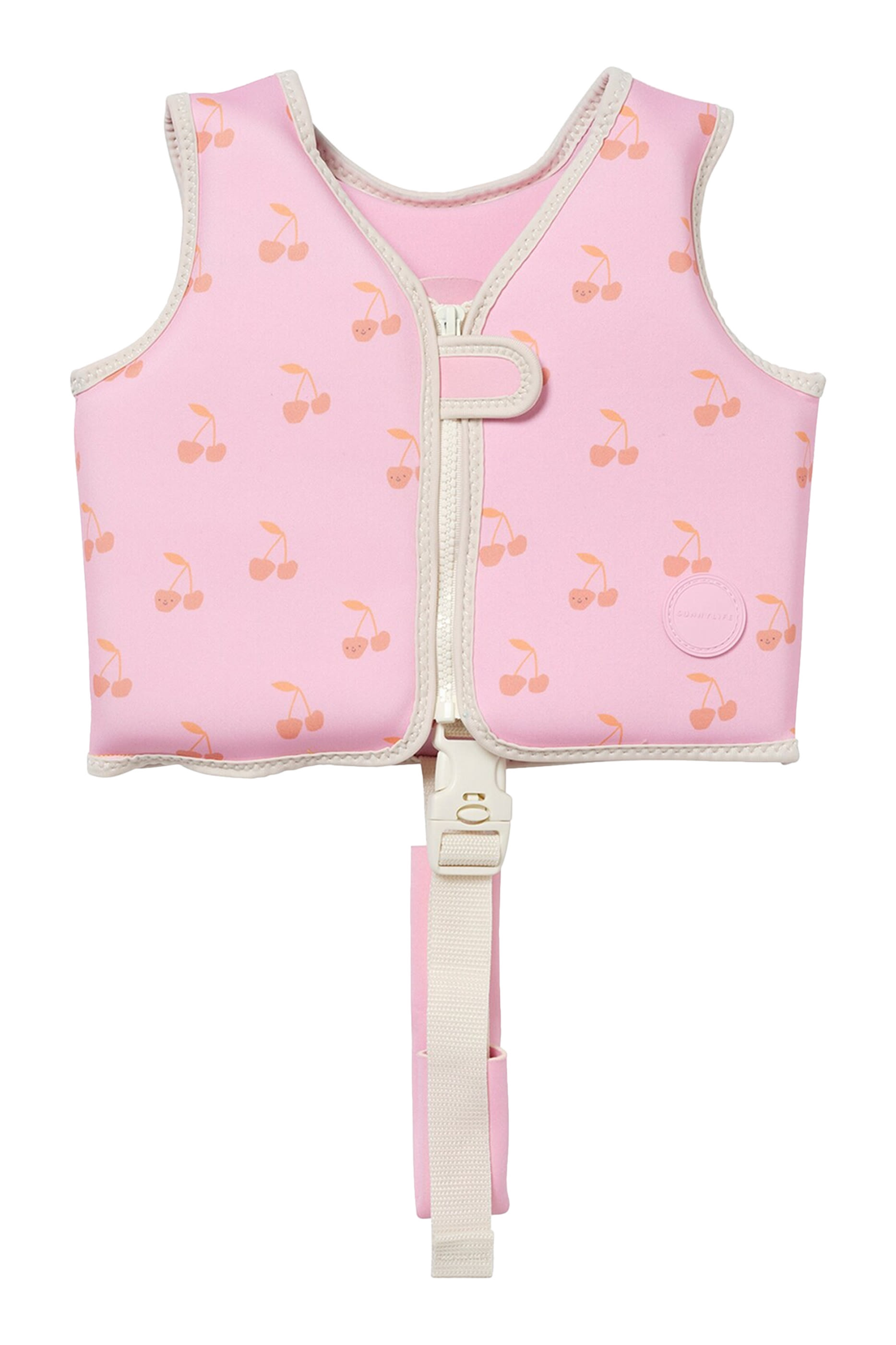 فيست سباحة بنفشة كرز بلون كاندي قطن للأطفال