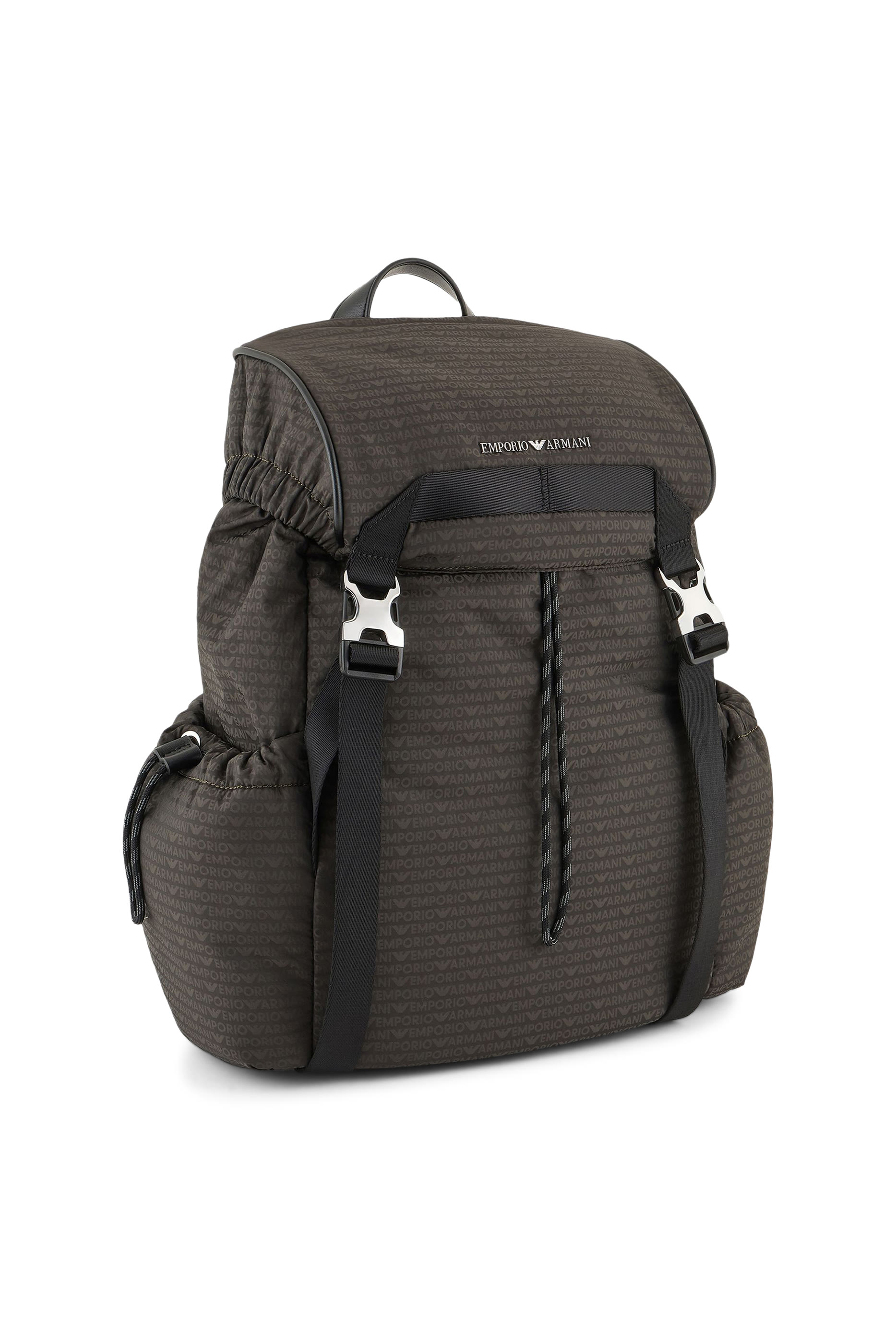 حقيبة ظهر نايلون مزينة كليا بشعار الماركة جاكار