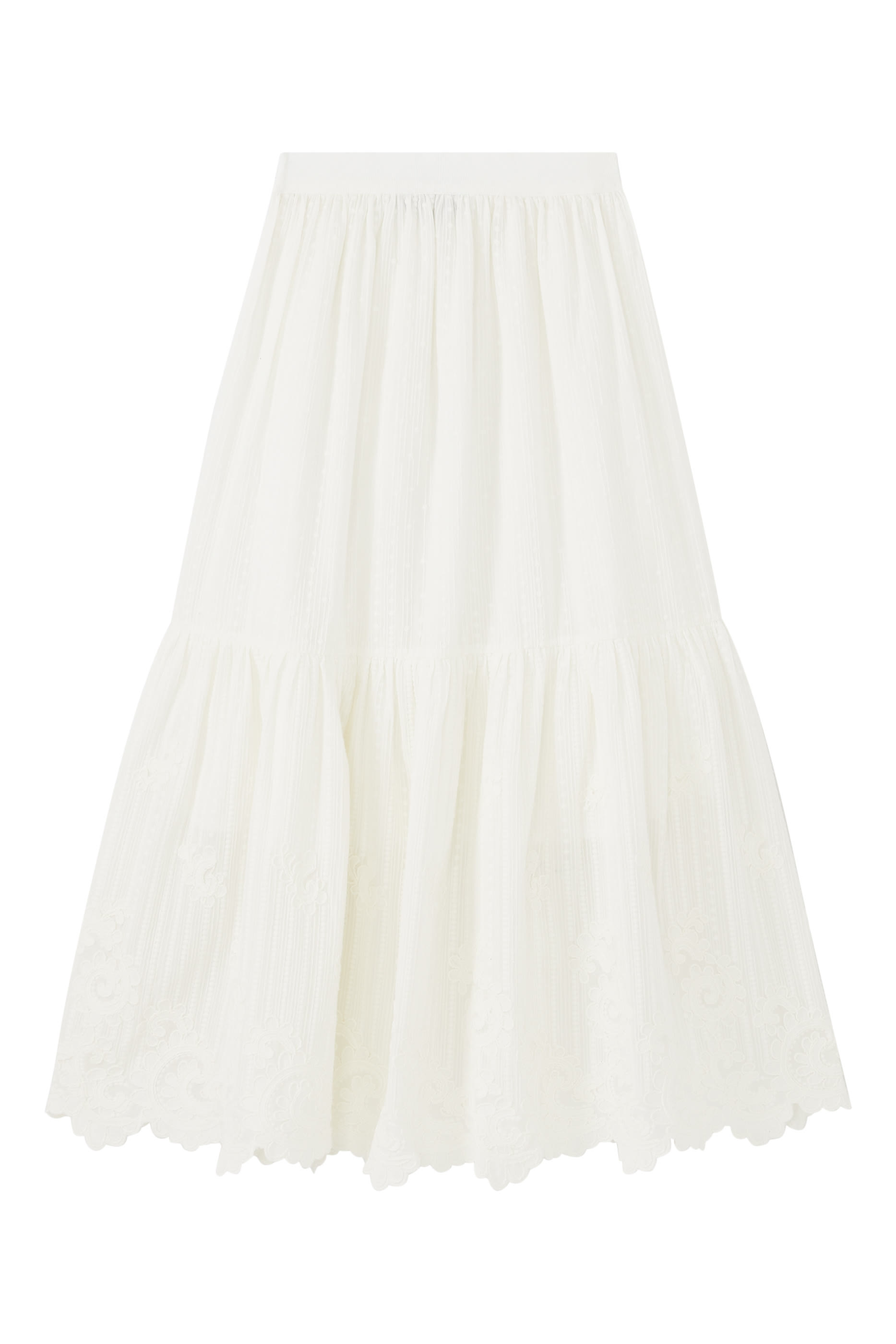 تنورة طويلة بتفاصيل صدفية للأطفال