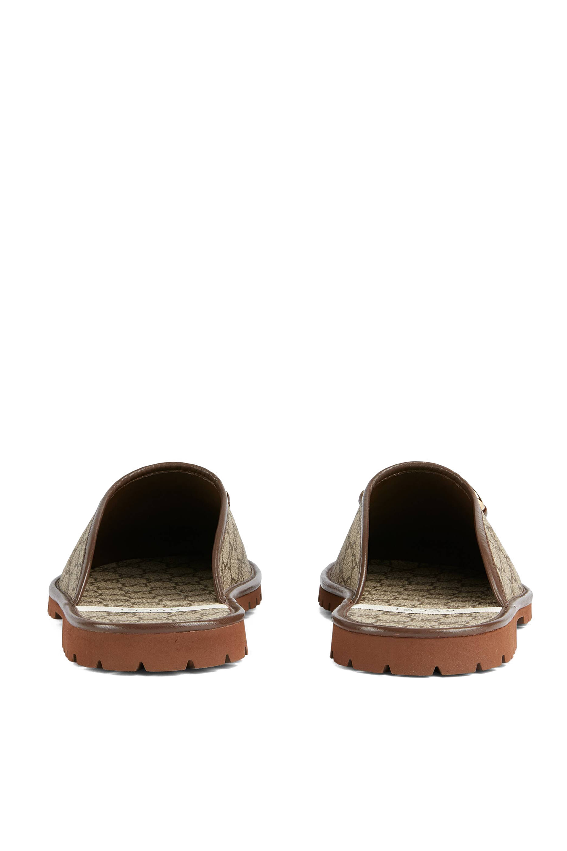 حذاء مفتوح من الخلف قنب بشعار GG&rlm;