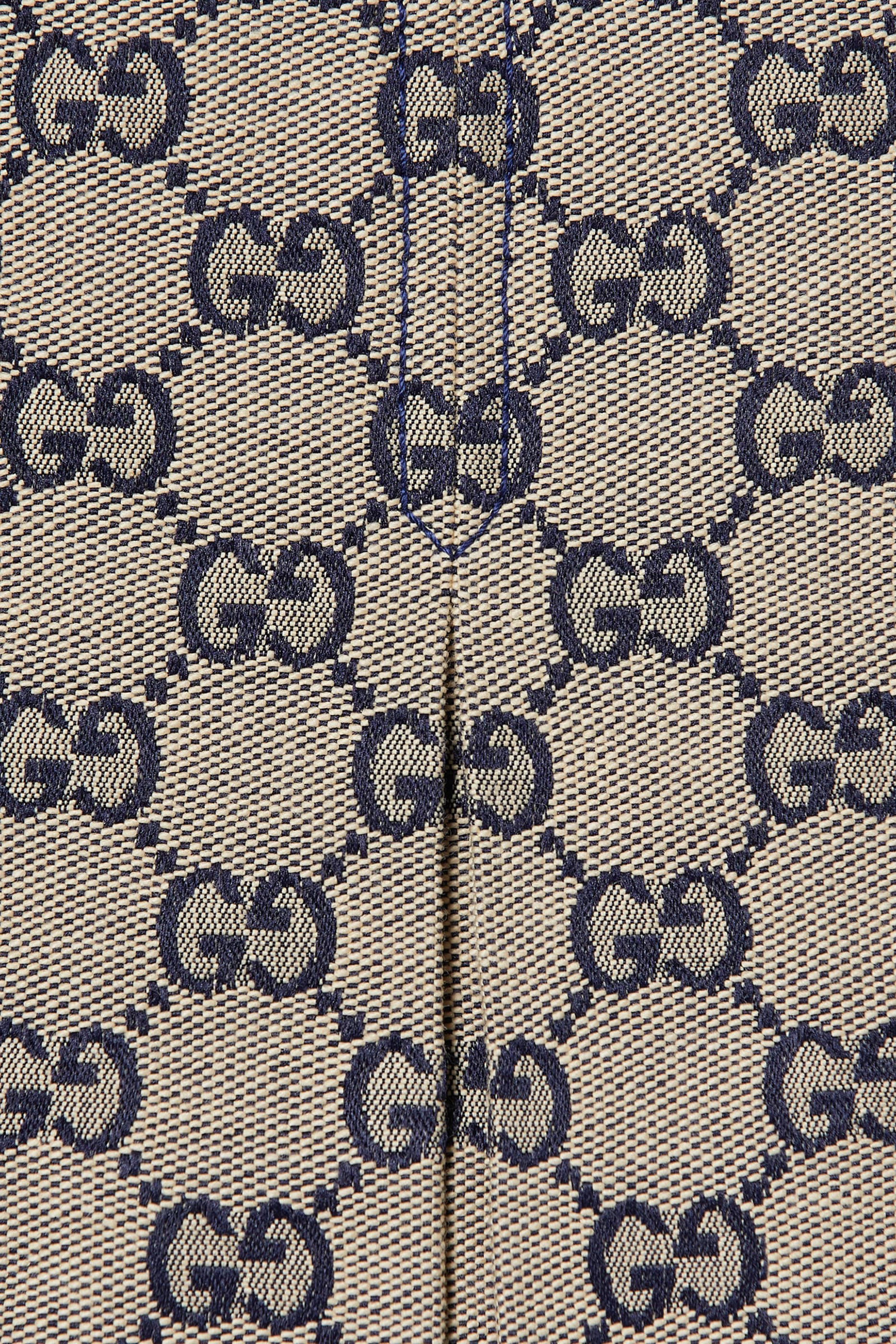 تنورة قماش قنب بنقشة حرفي شعار الماركة للأطفال