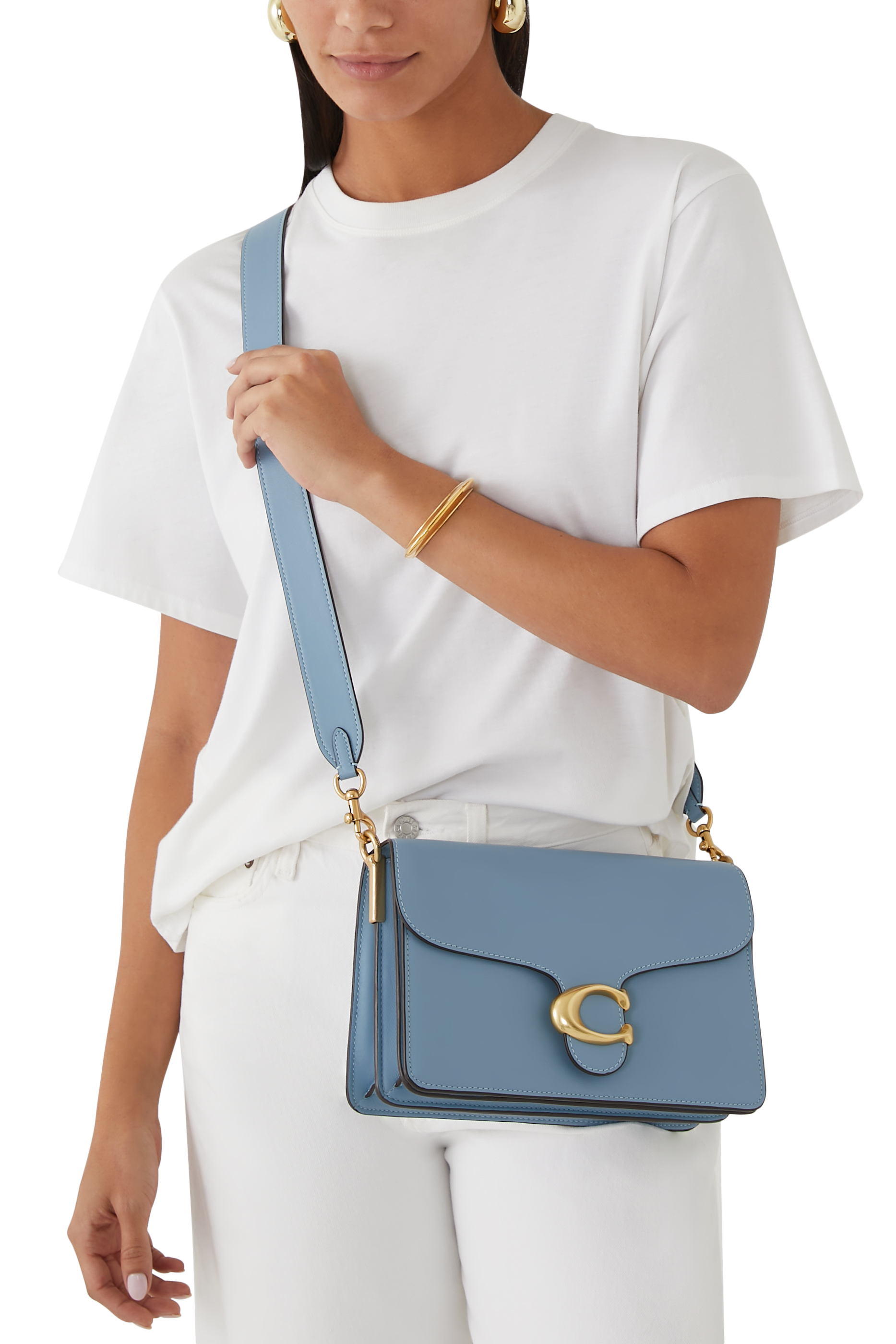 حقيبة كتف تابي بسلسلة