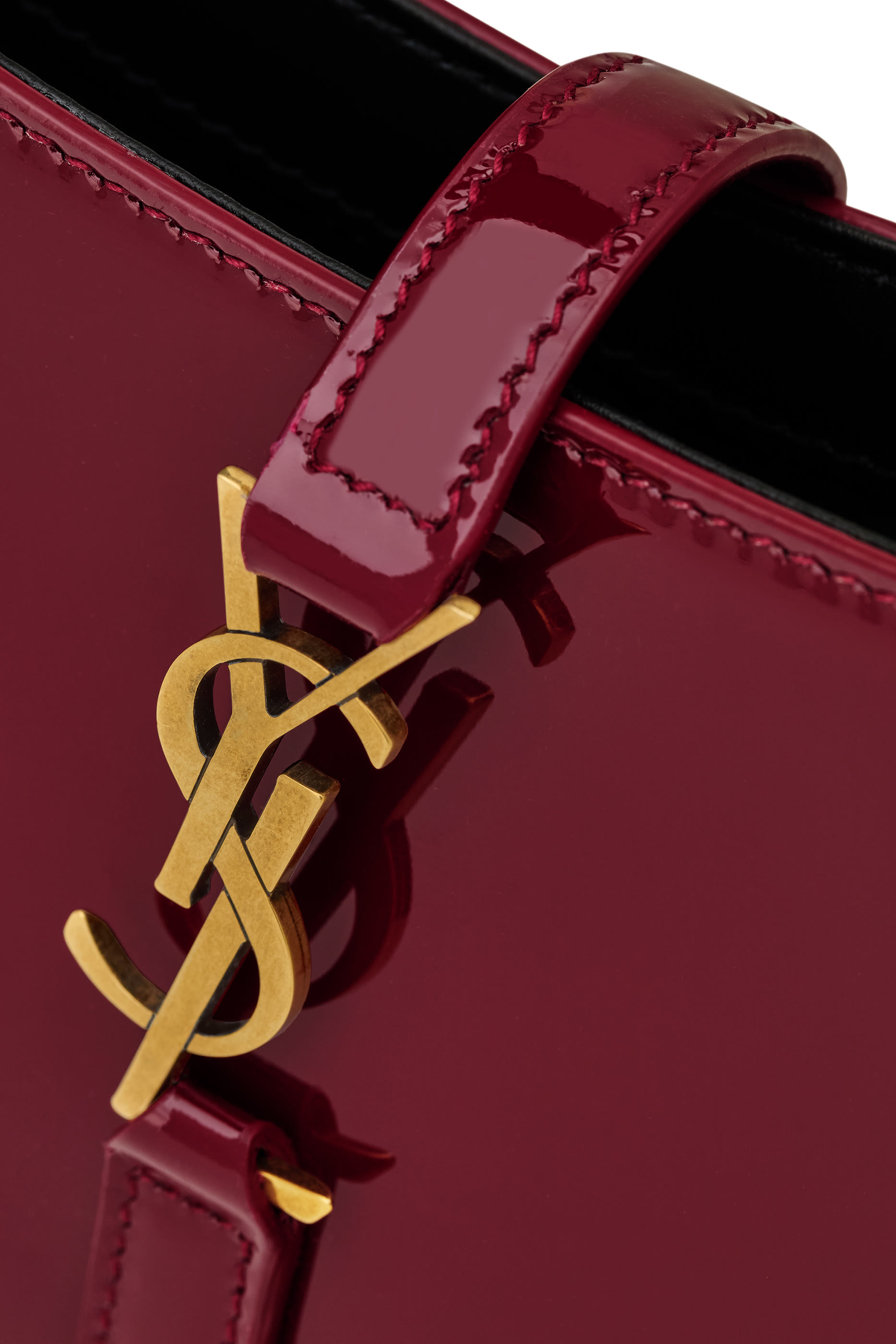 حقيبة لو 5 اي 7 صغيرة جلد لامع 