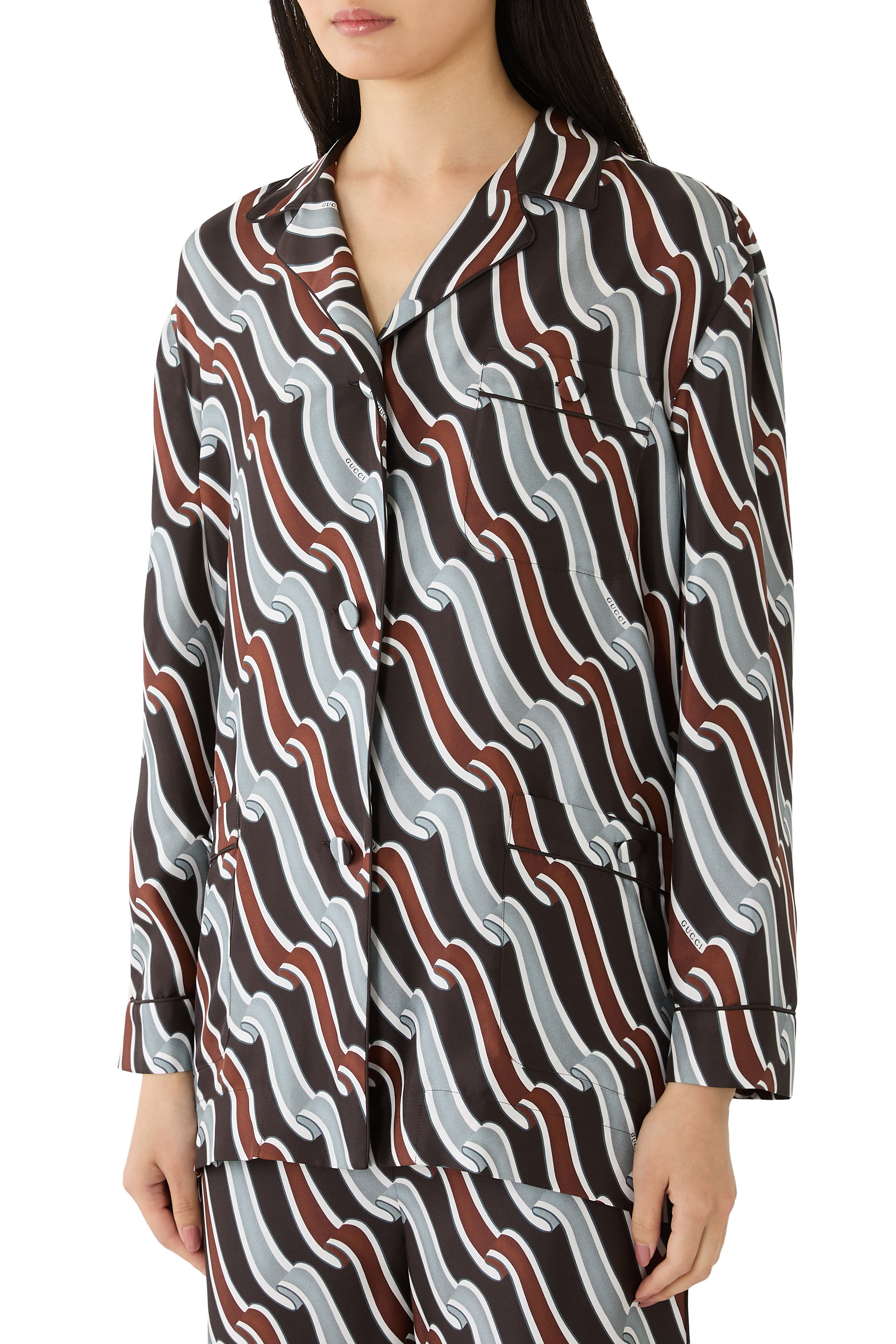 قميص مزين بنقشة