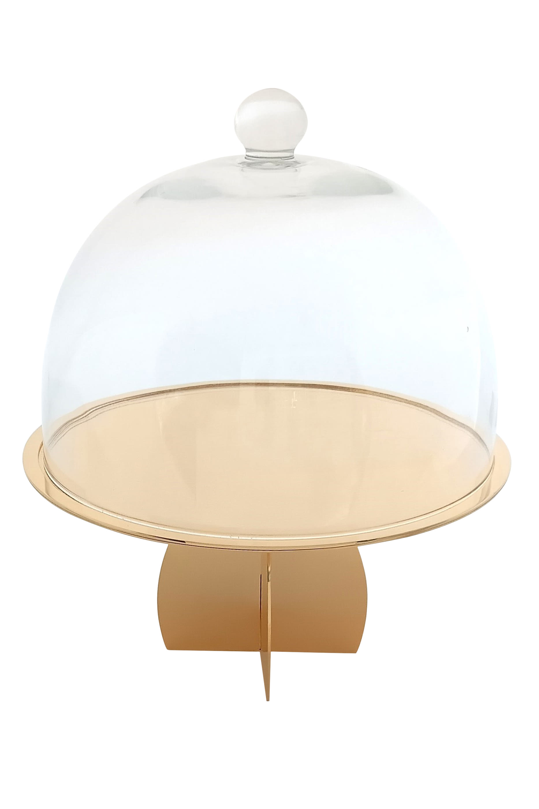 حامل كيك ستانلس ستيل بنقشة جلد الفيل