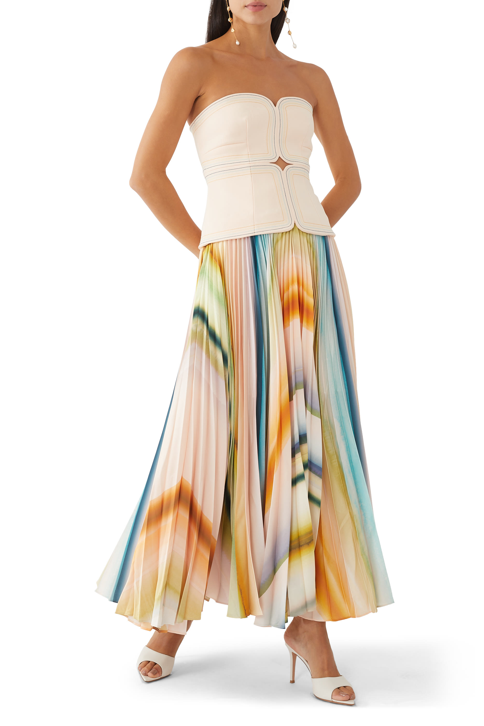 فستان افونليا متوسط الطول