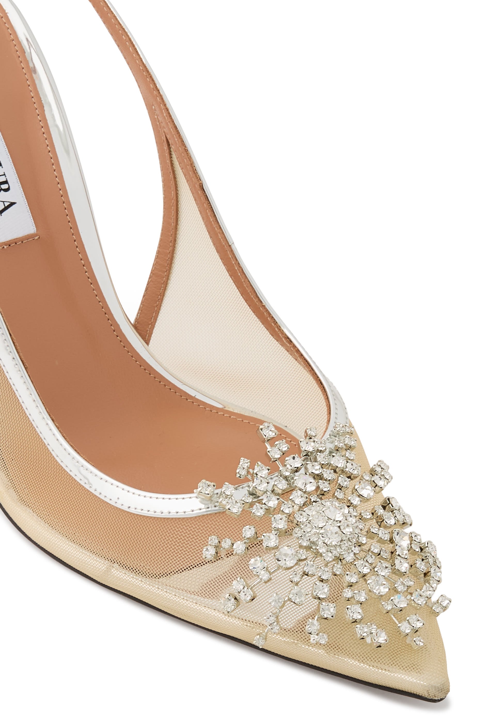 حذاء كلاسيك 85 بسير خلفي مرصع بالكريستال على شكل ألعاب نارية