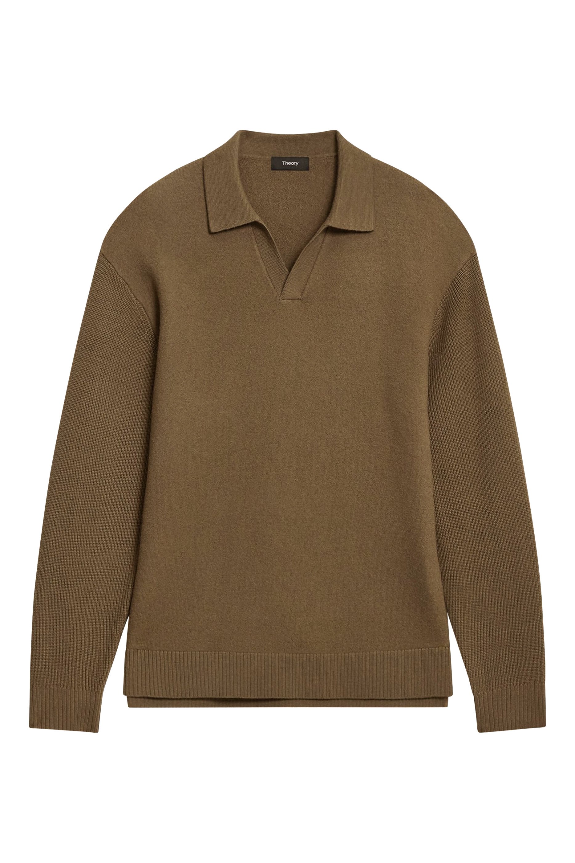 سترة بولو بياقة مفتوحة