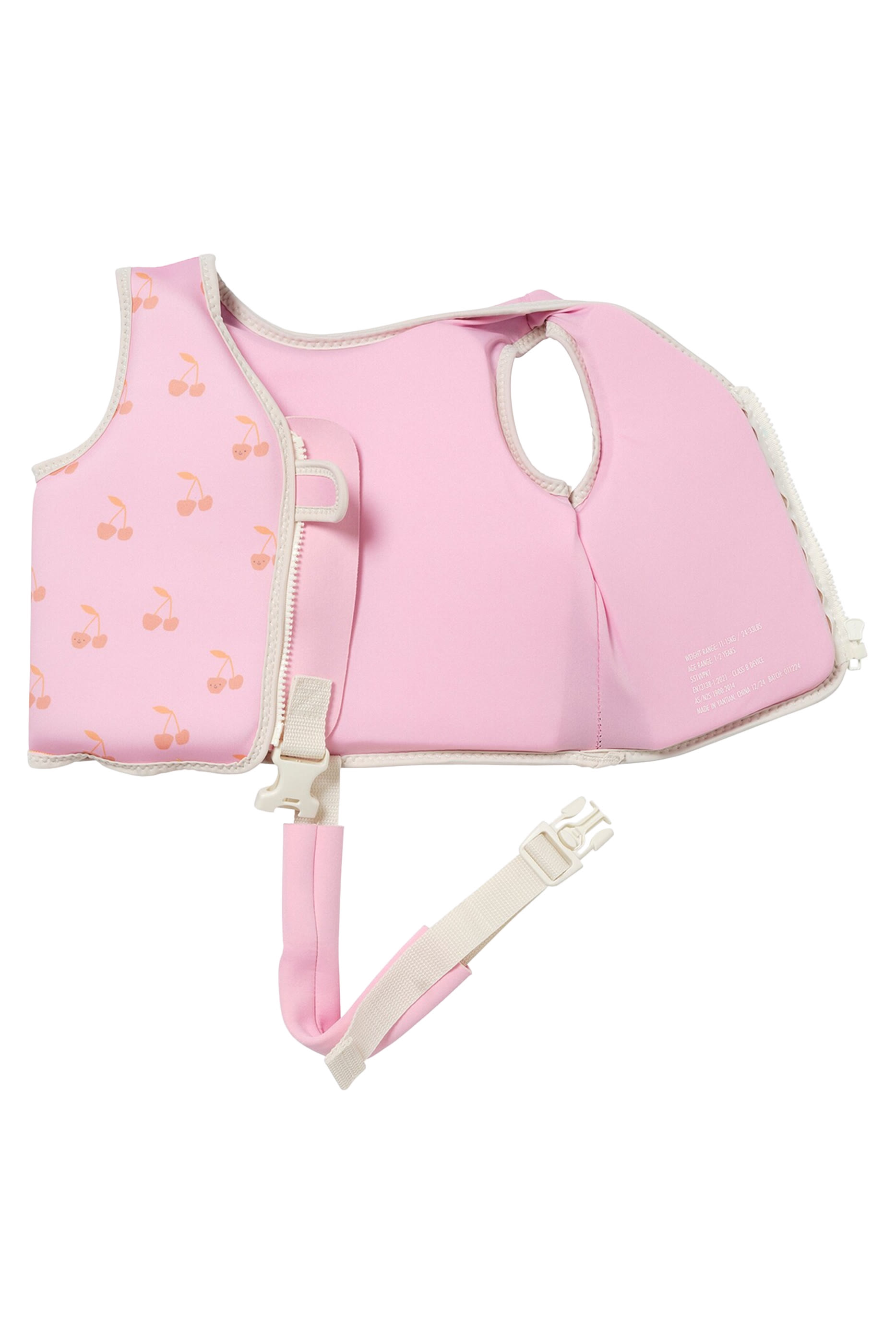 فيست سباحة بنفشة كرز بلون كاندي قطن للأطفال