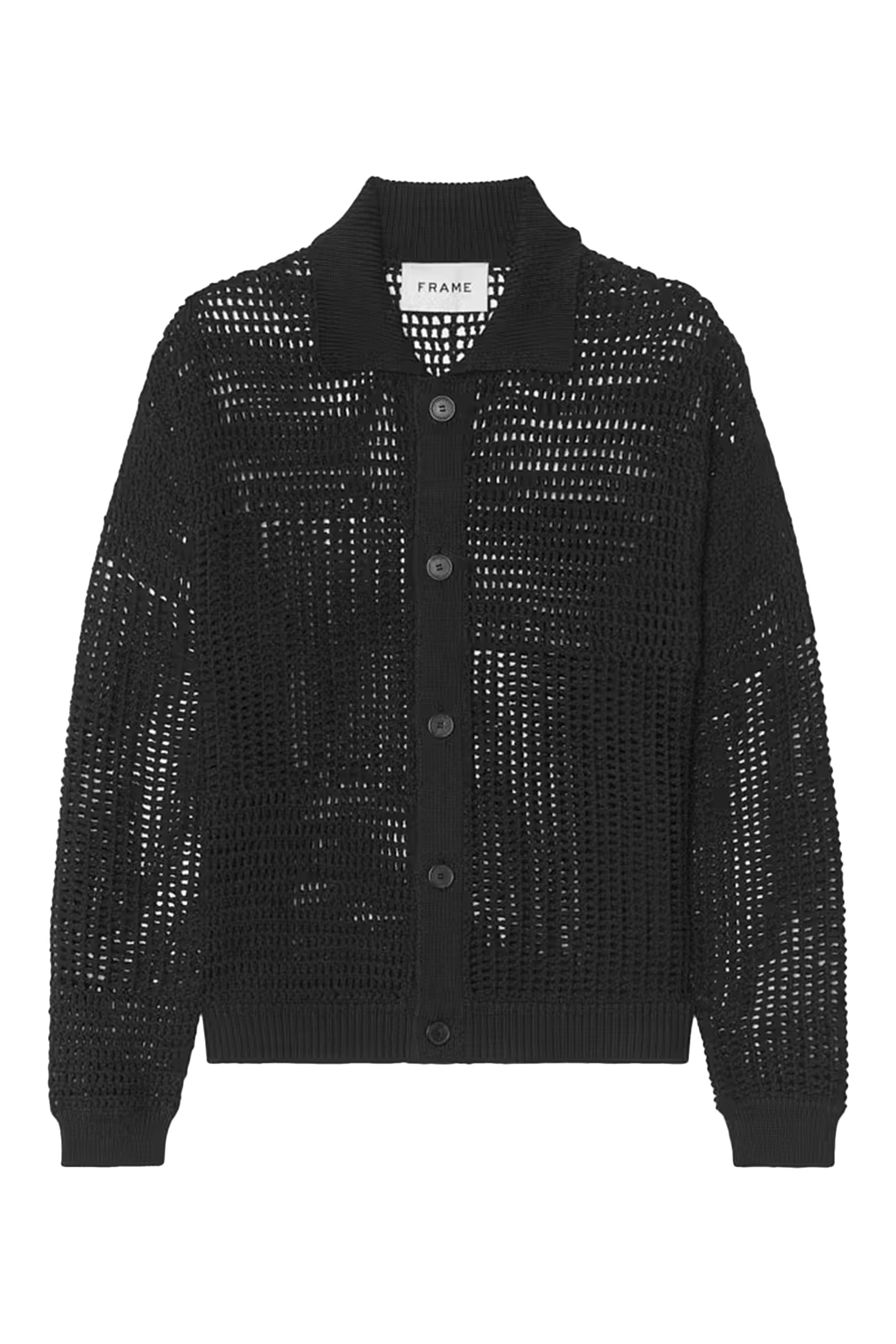 قميص كروشيه بلون مماثل