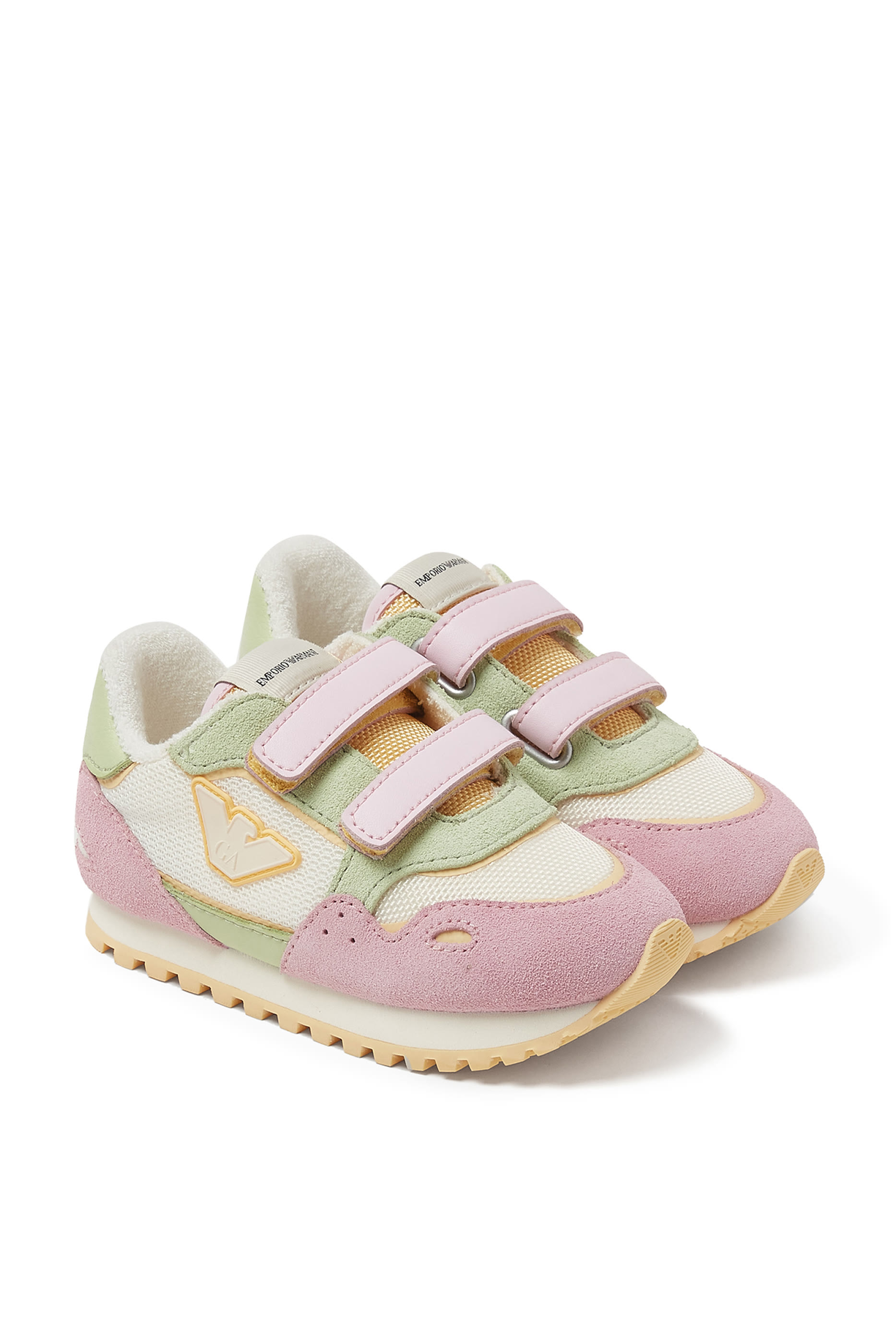 سنيكرز بأشرطة فيلكرو بشعار الماركة للأطفال