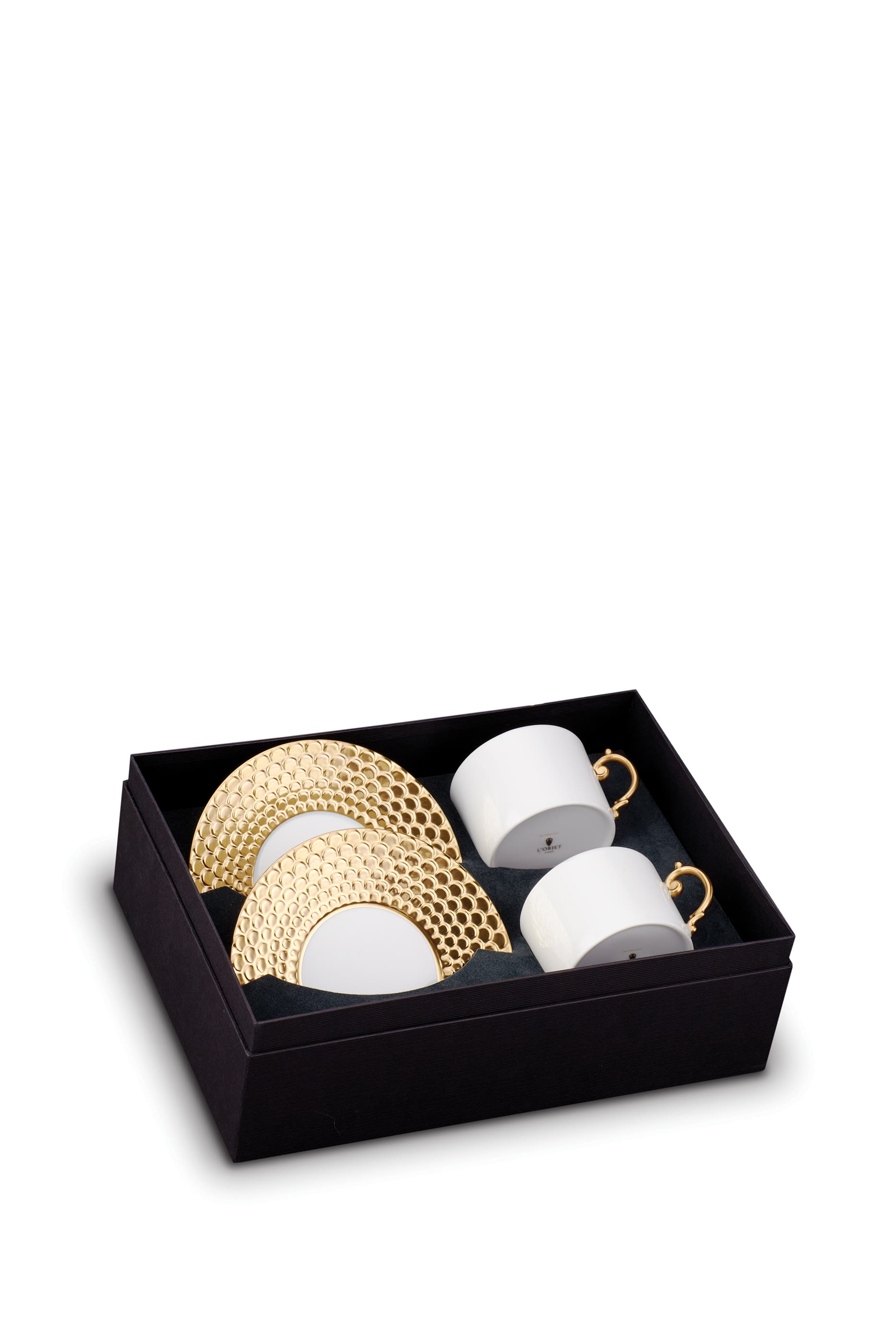 طقم فنجان إسبريسو وطبق ايجه، قطعتان