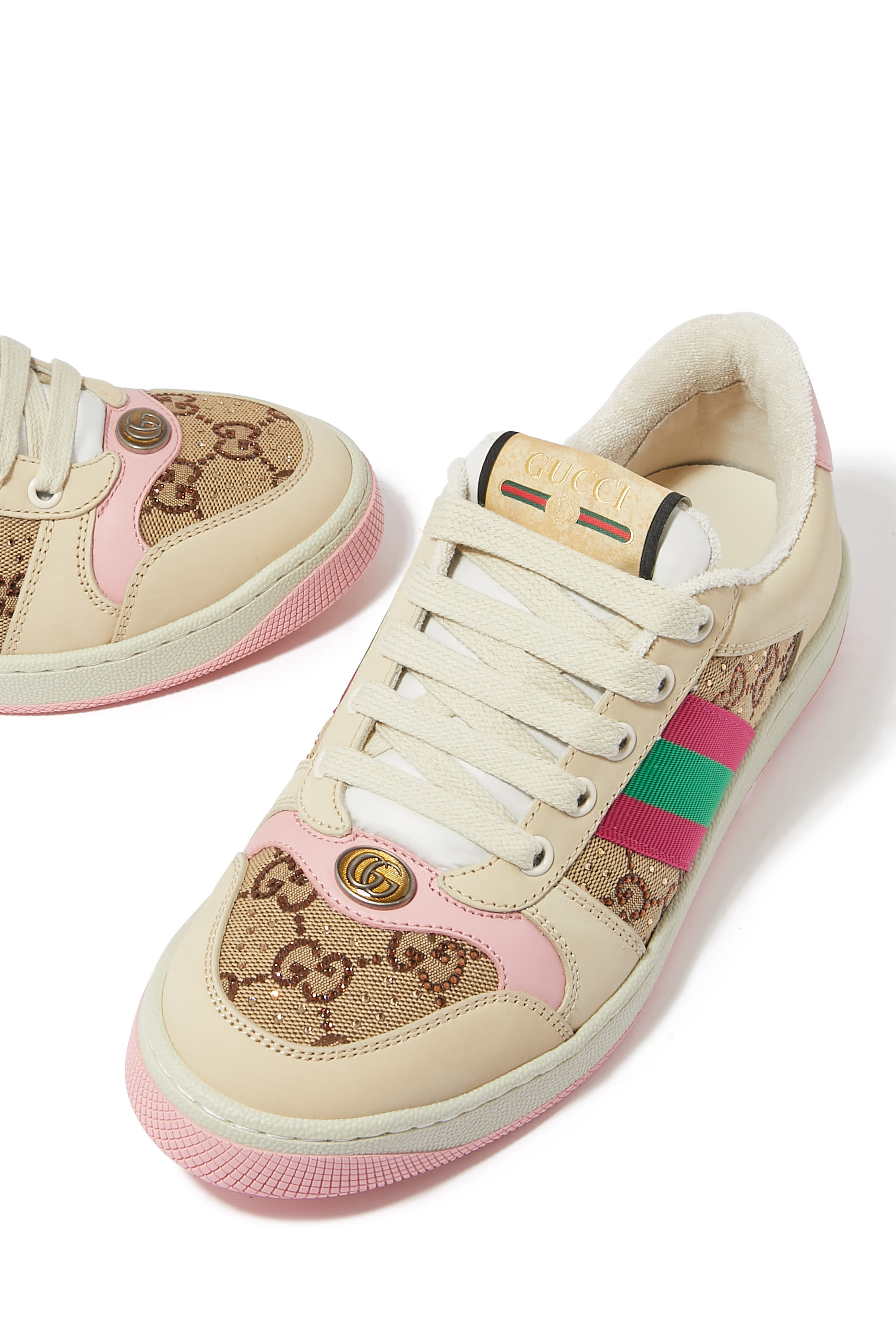 سنيكرز سكرينر مرصع بالكريستال