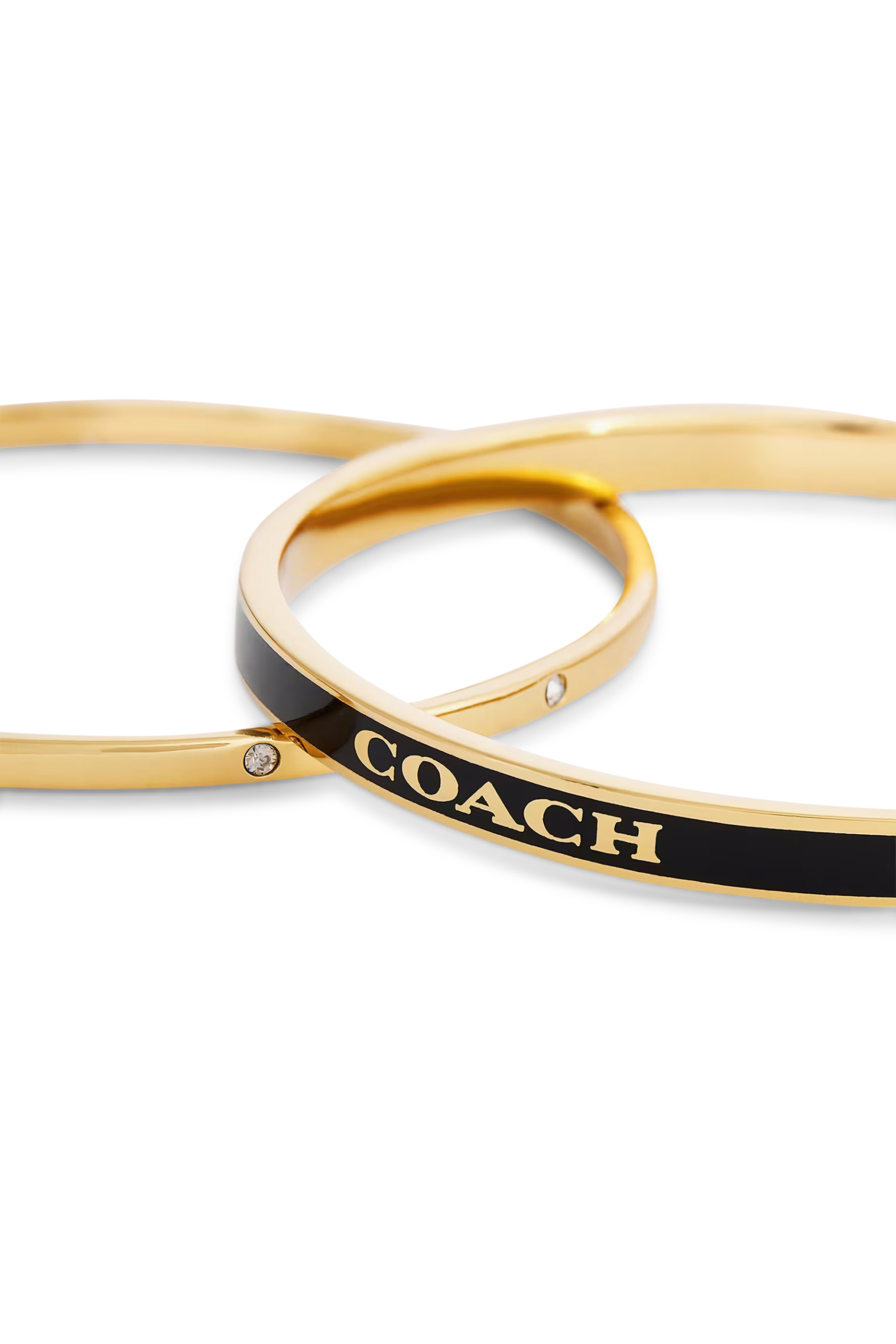 طقم أساور بشعار الماركة، قطعتان