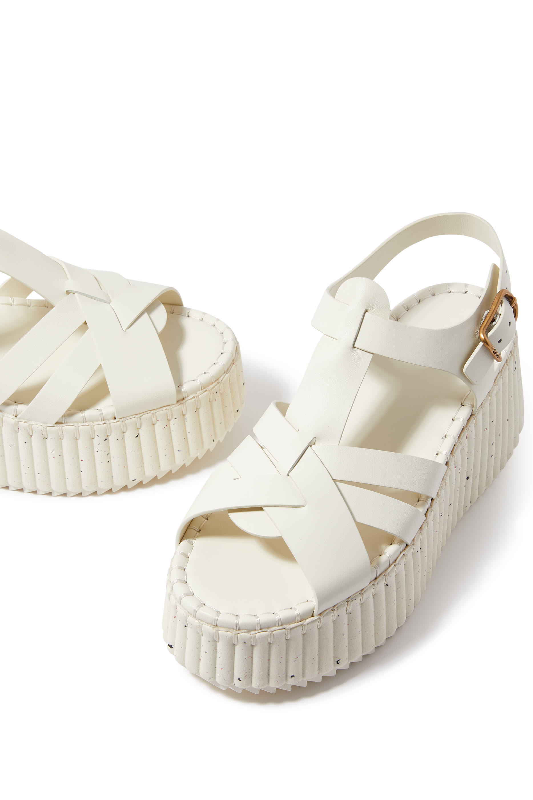 صندل بكعب ويدج