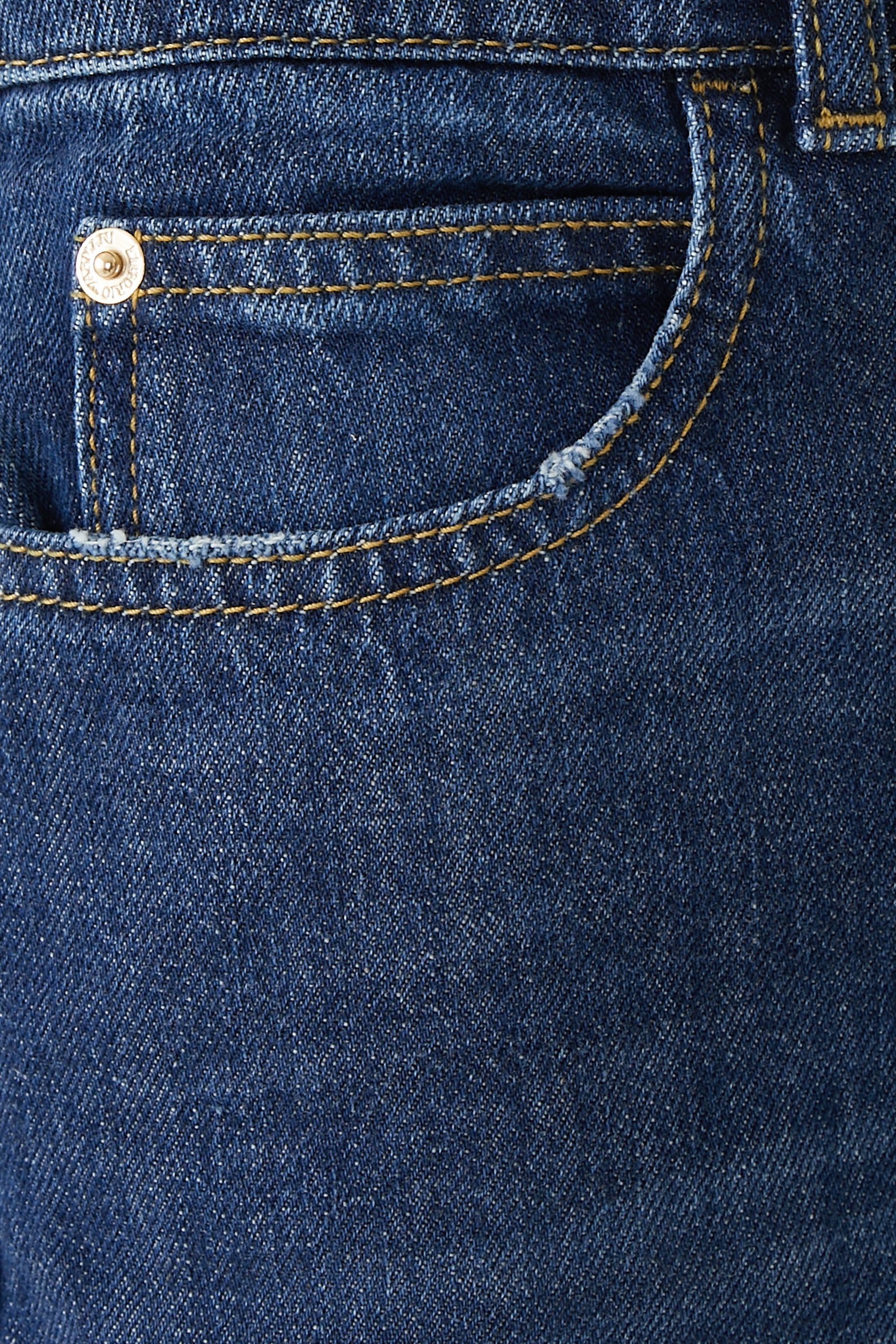 بنطال جينز جاي 4 بي بقصة ساق مستقيمة دنيم