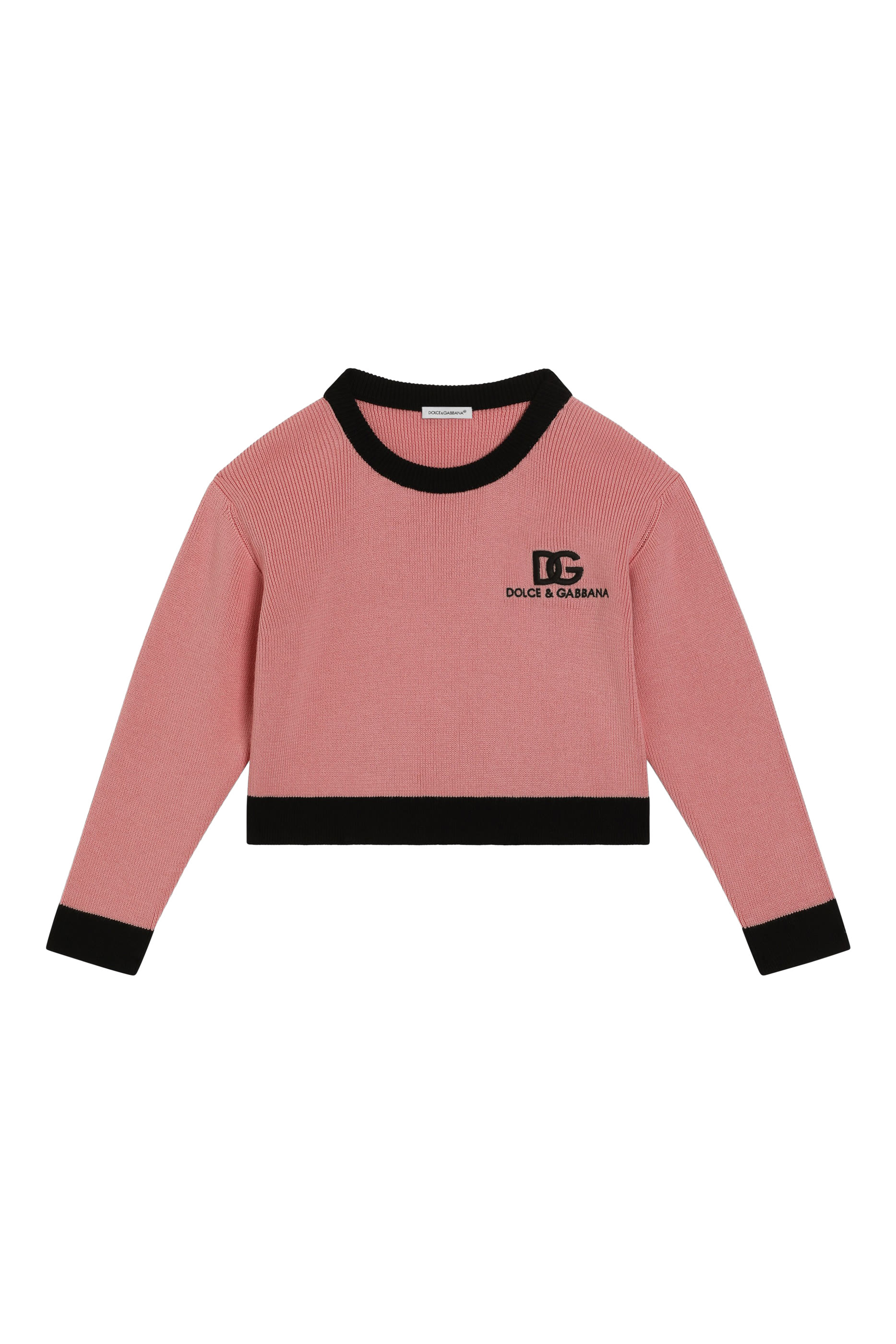 سترة بشعار الماركة نسيج سادة للأطفال