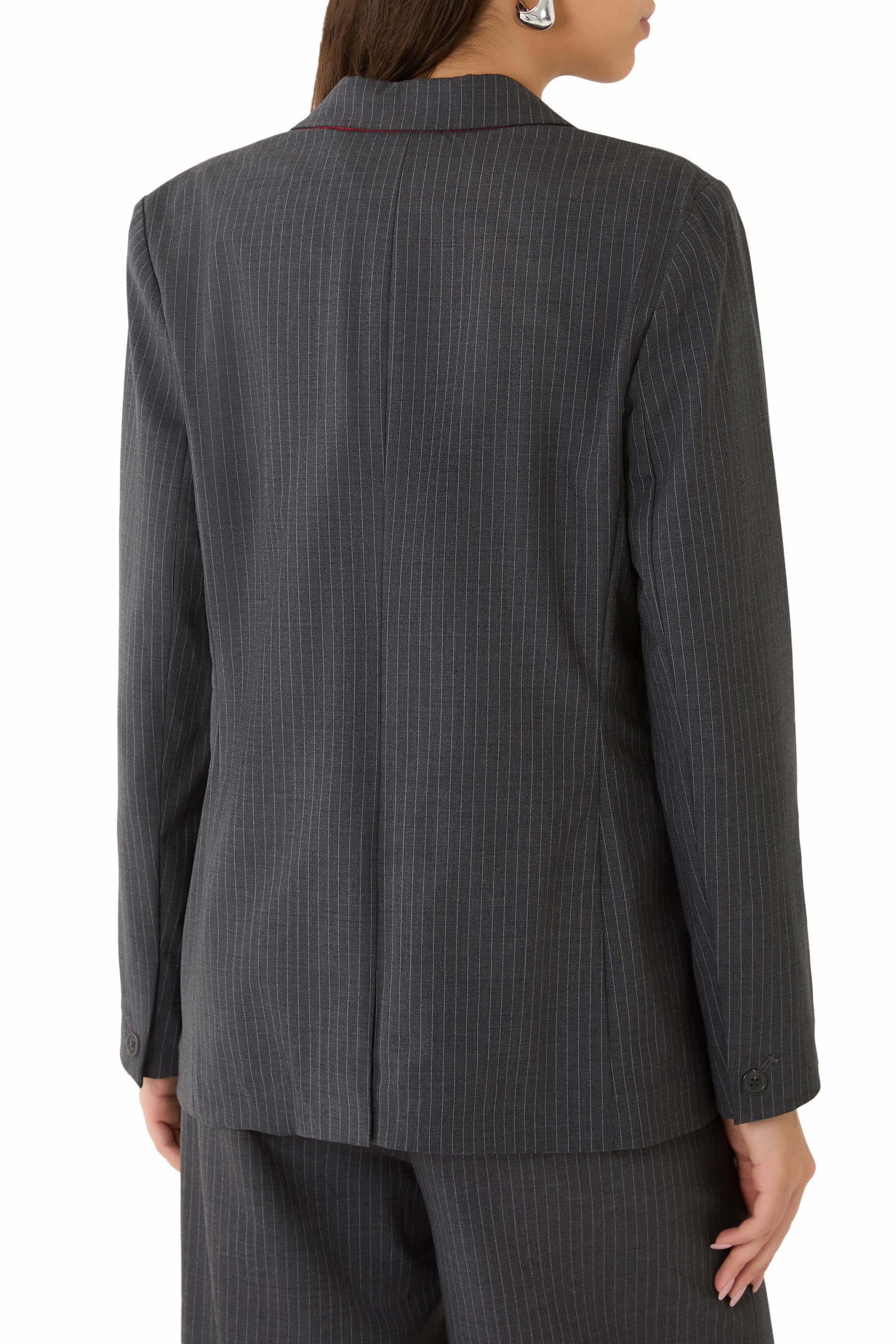 بليزر جينيفر 2 في 1 بنقشة مخططة