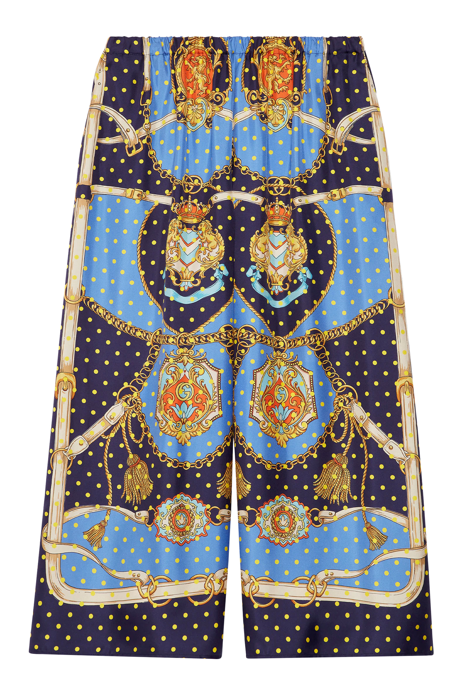 بنطال حرير بطبعات