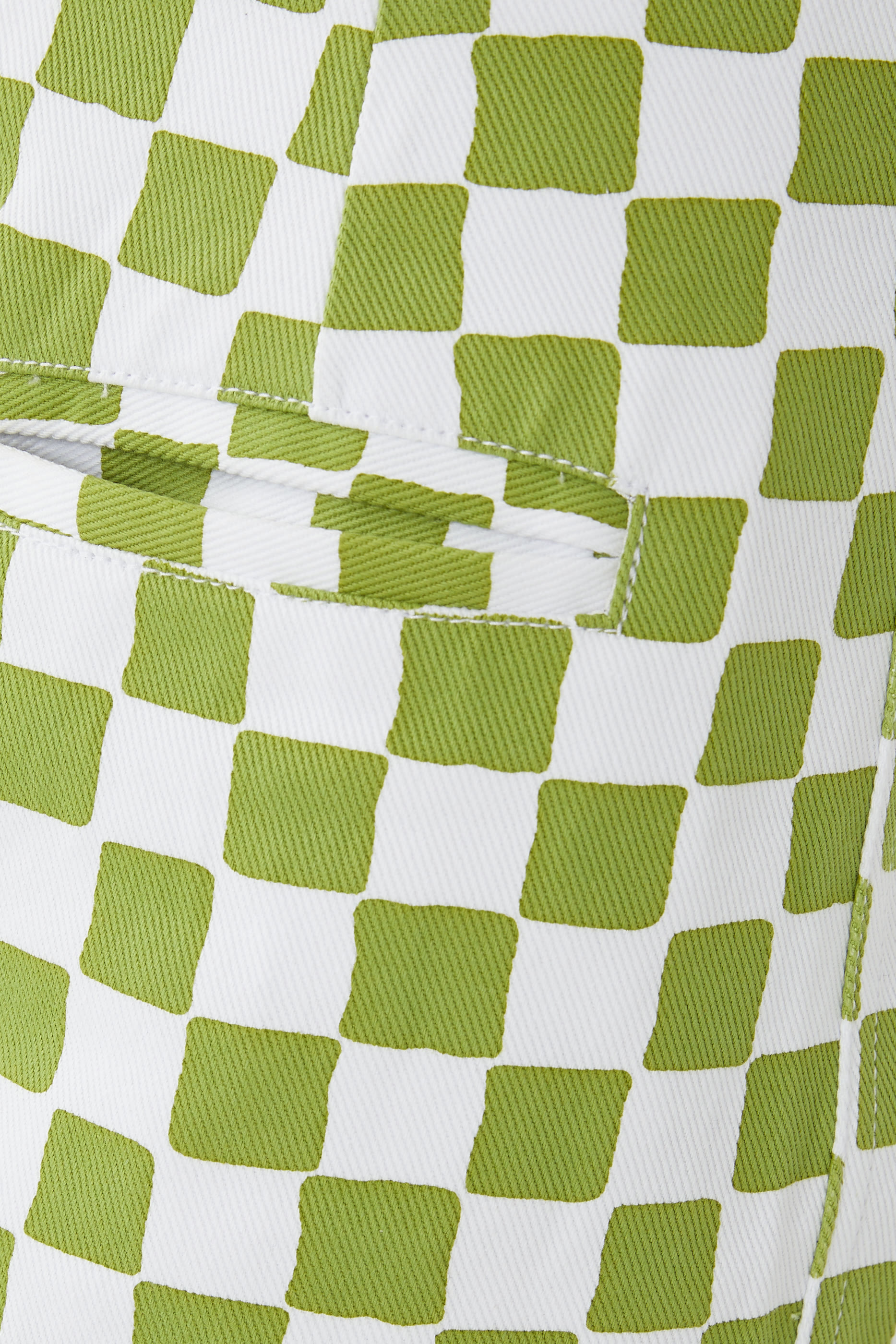 بنطال كوكومو بنقشة مربعات