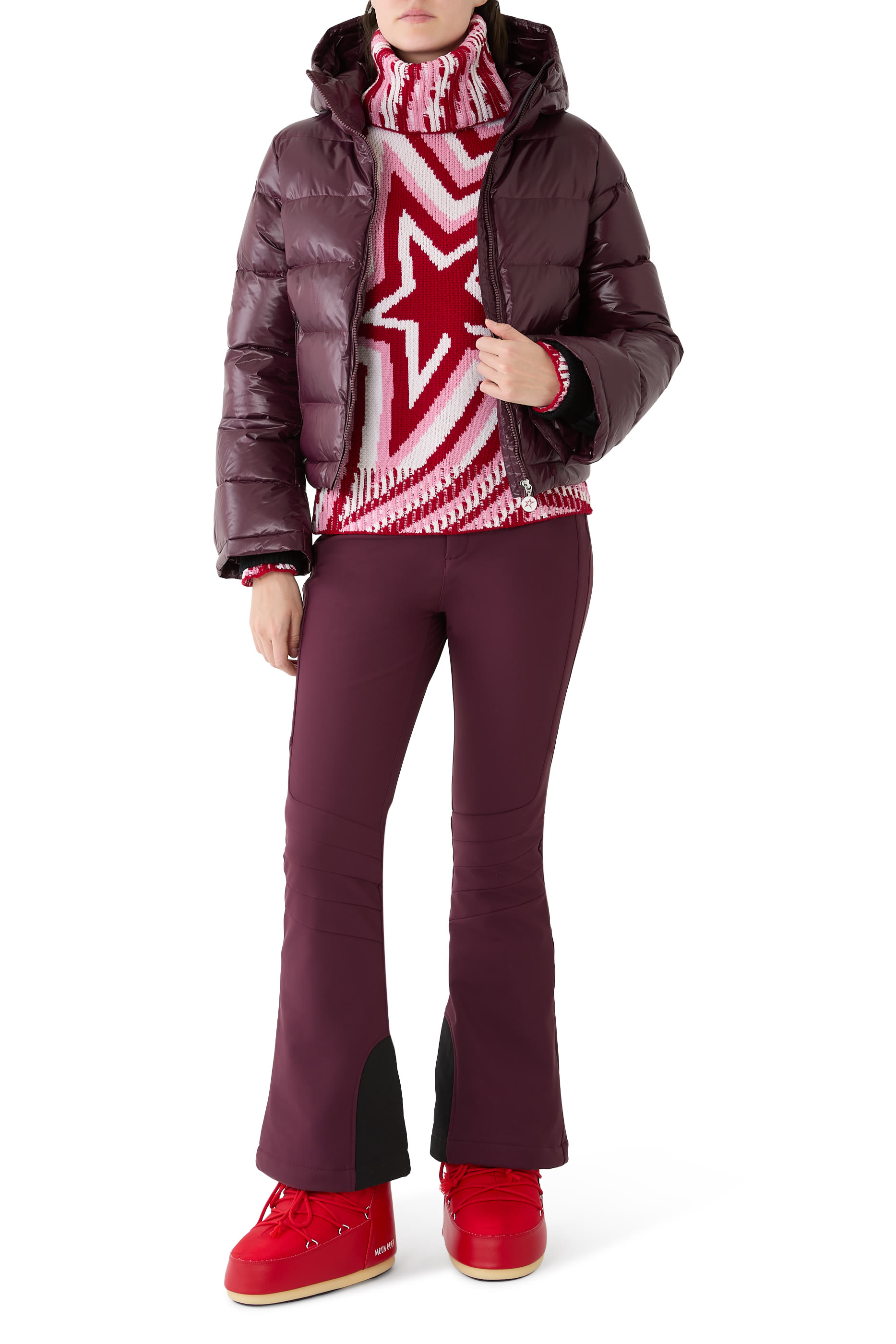 بوت ايكون بطول الكاحل نايلون