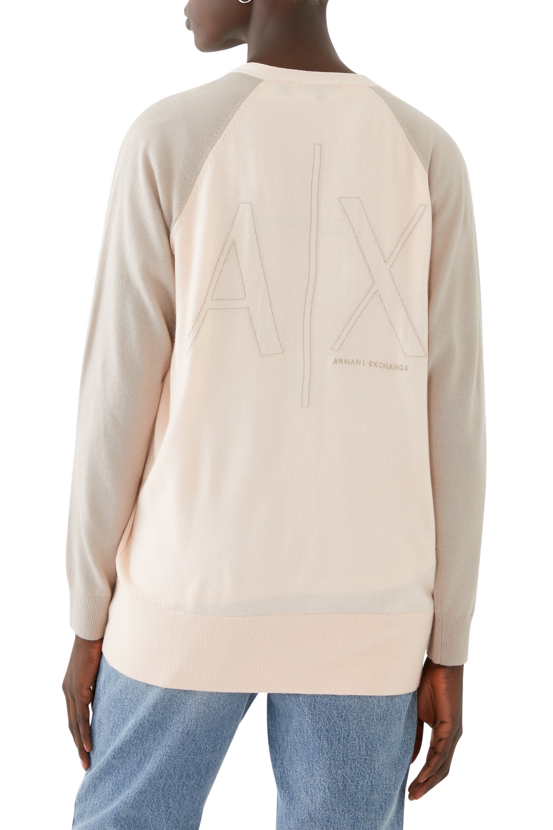 كارديجان منسوج بلونين