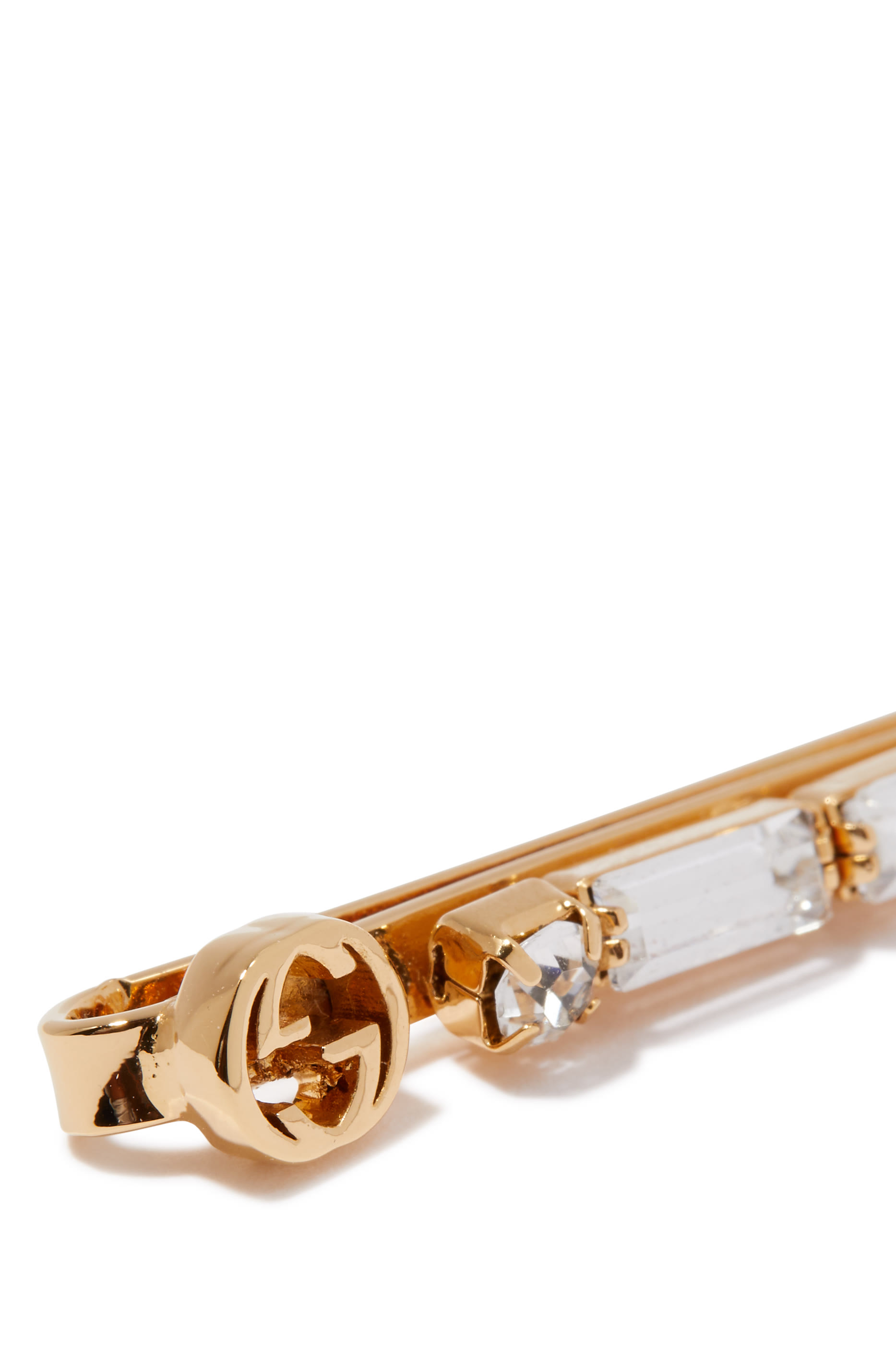 مشبك شعر بشعار حرفي G متداخلين&rlm;