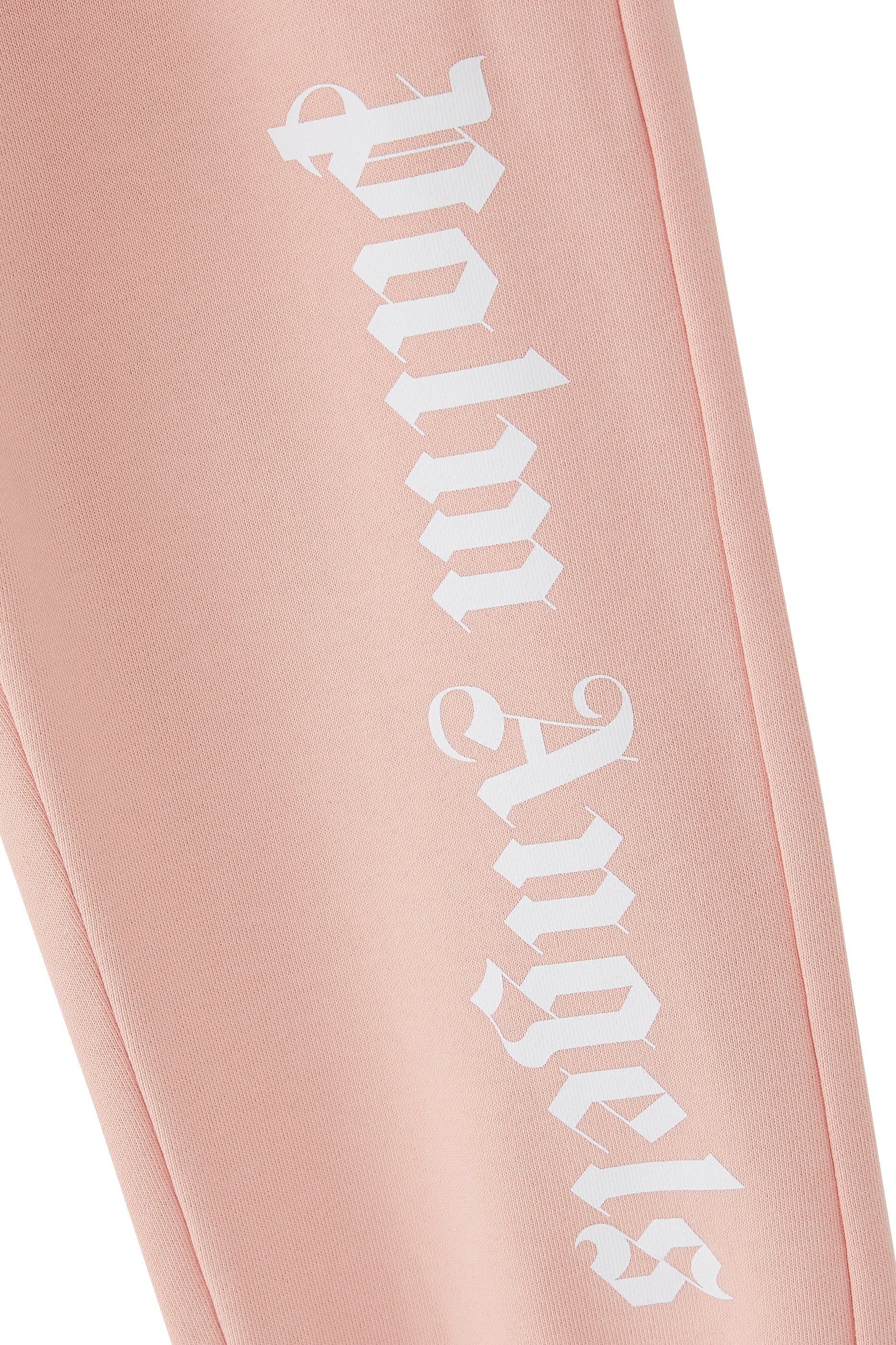 بنطال رياضي للأطفال بطبعات شعار الماركة بحجم كبيروردي