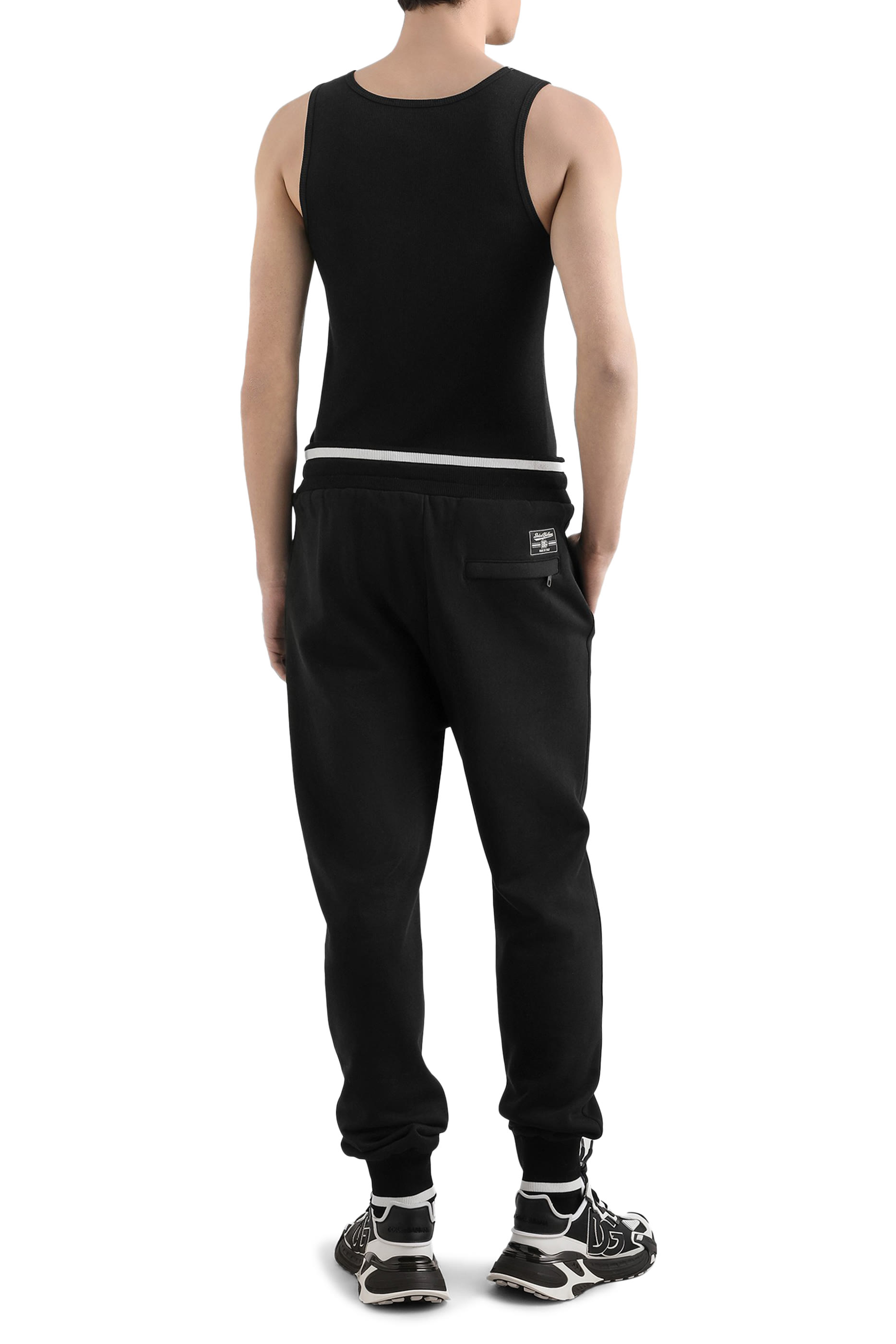 تيشيرت بلا أكمام مطرز قطن