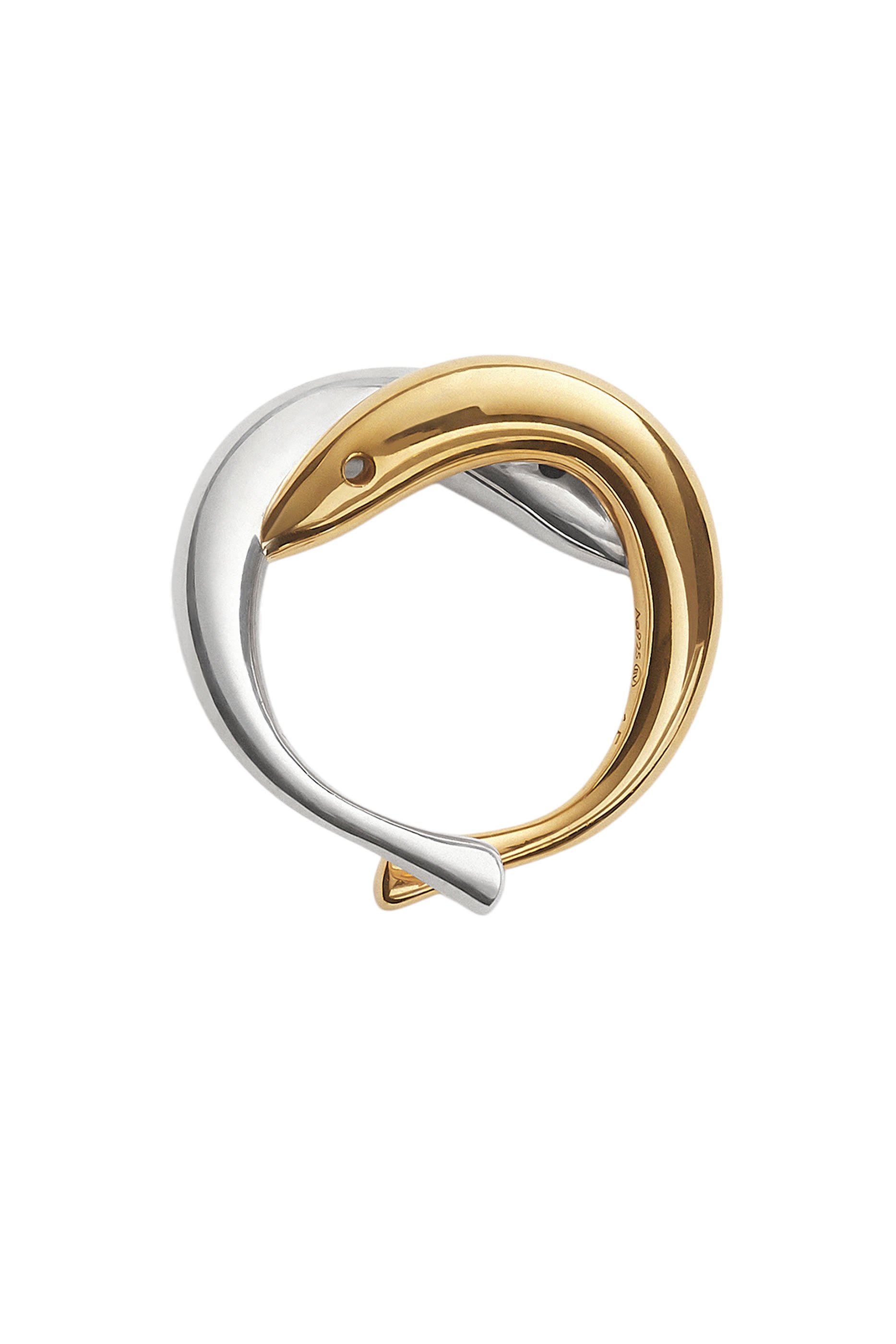 خاتم بتصميم ساردين، فضة استرلينية