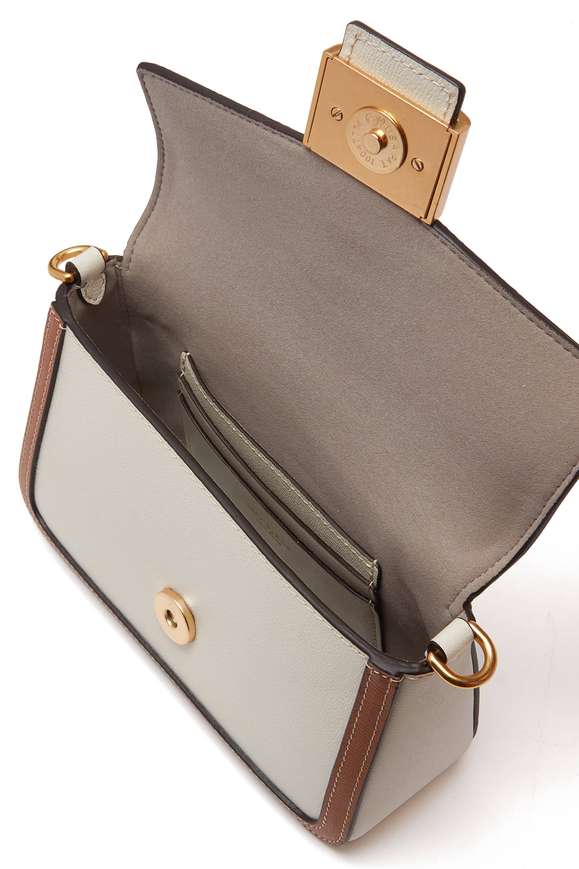 حقيبة كروس بودي بسلسلة وغطاء قلاب