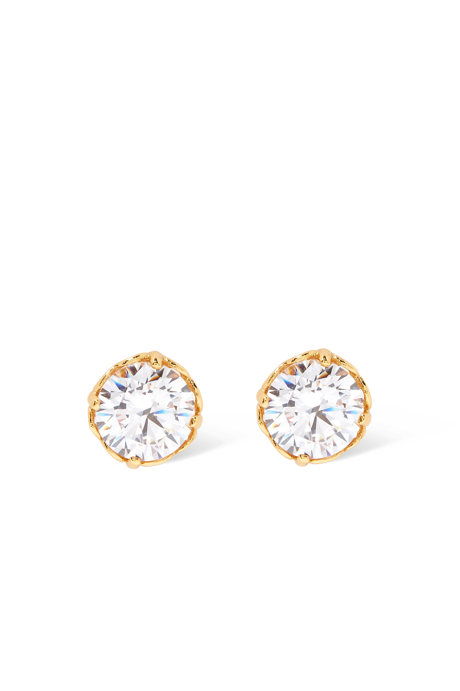 أقراط ذات سباركل دائرية