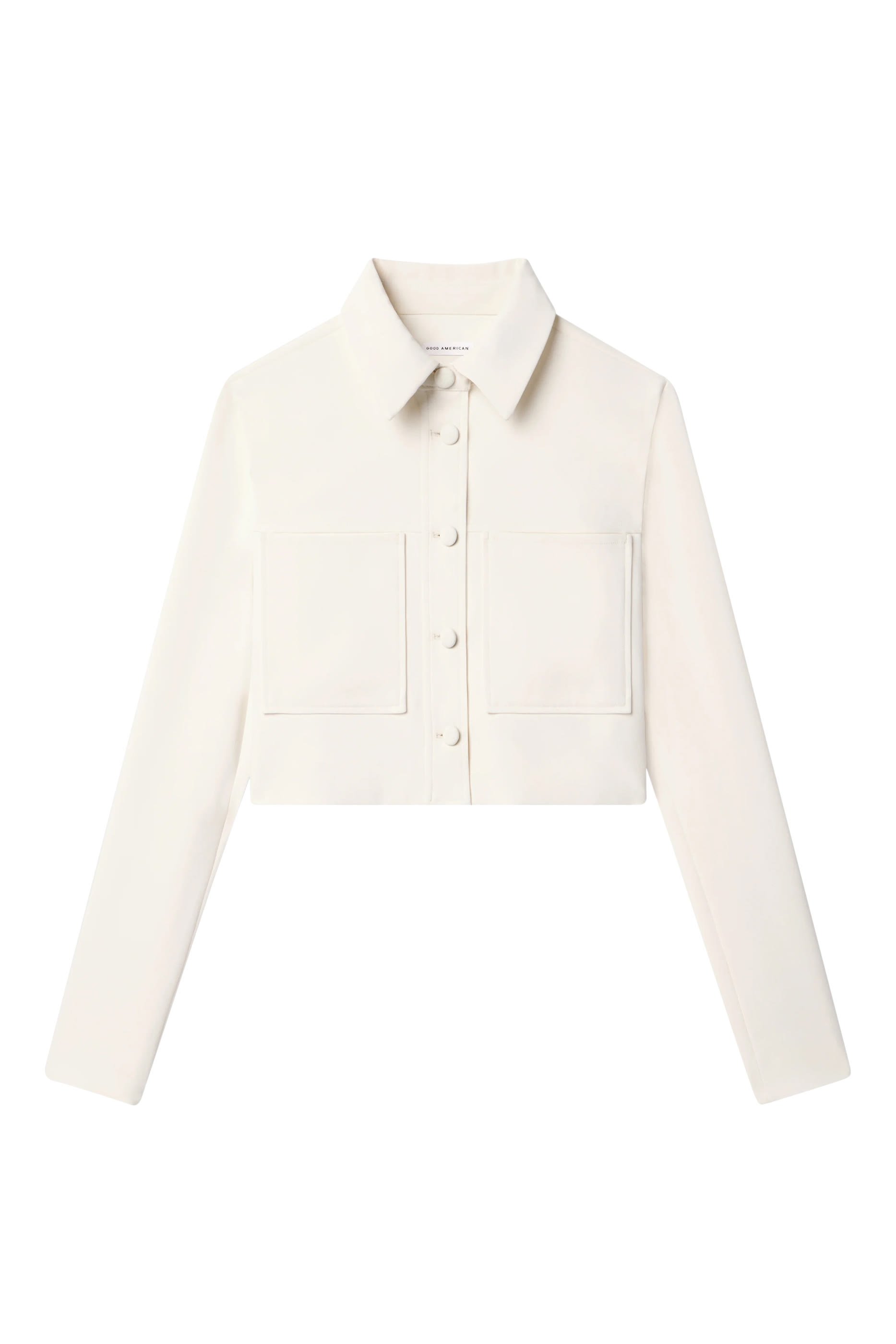 جاكيت بقصة قصيرة وأزرار