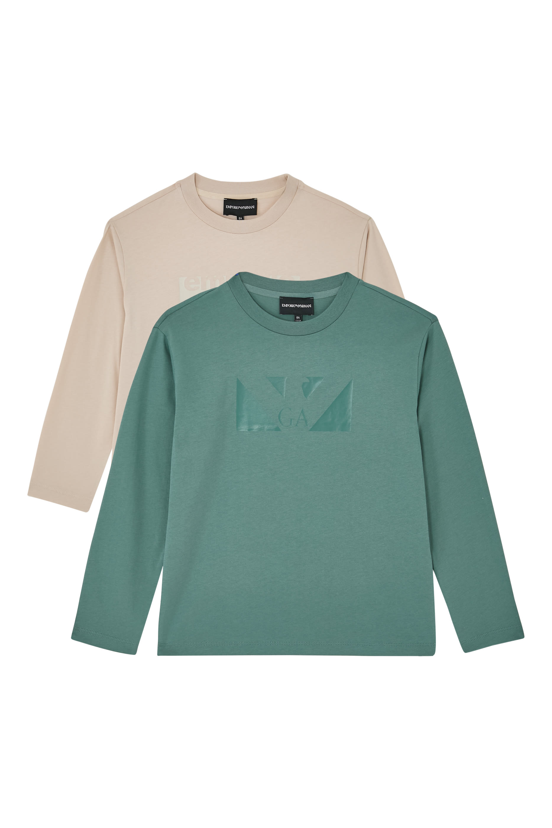 طقم تيشيرت بأكمام طويلة أي أس في للأطفال