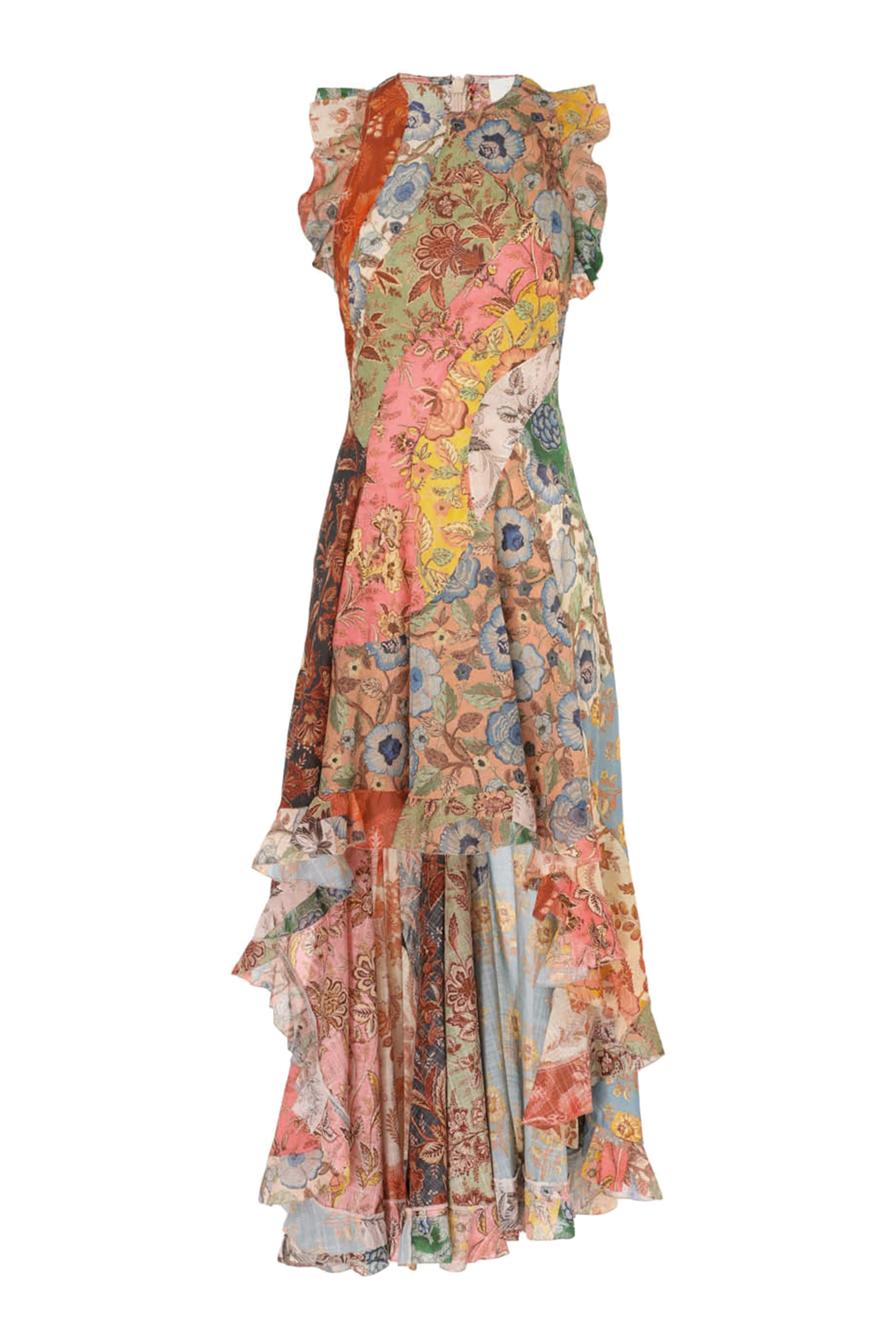 فستان جوني متوسط الطول بأربطة متقاطعة في الخلف