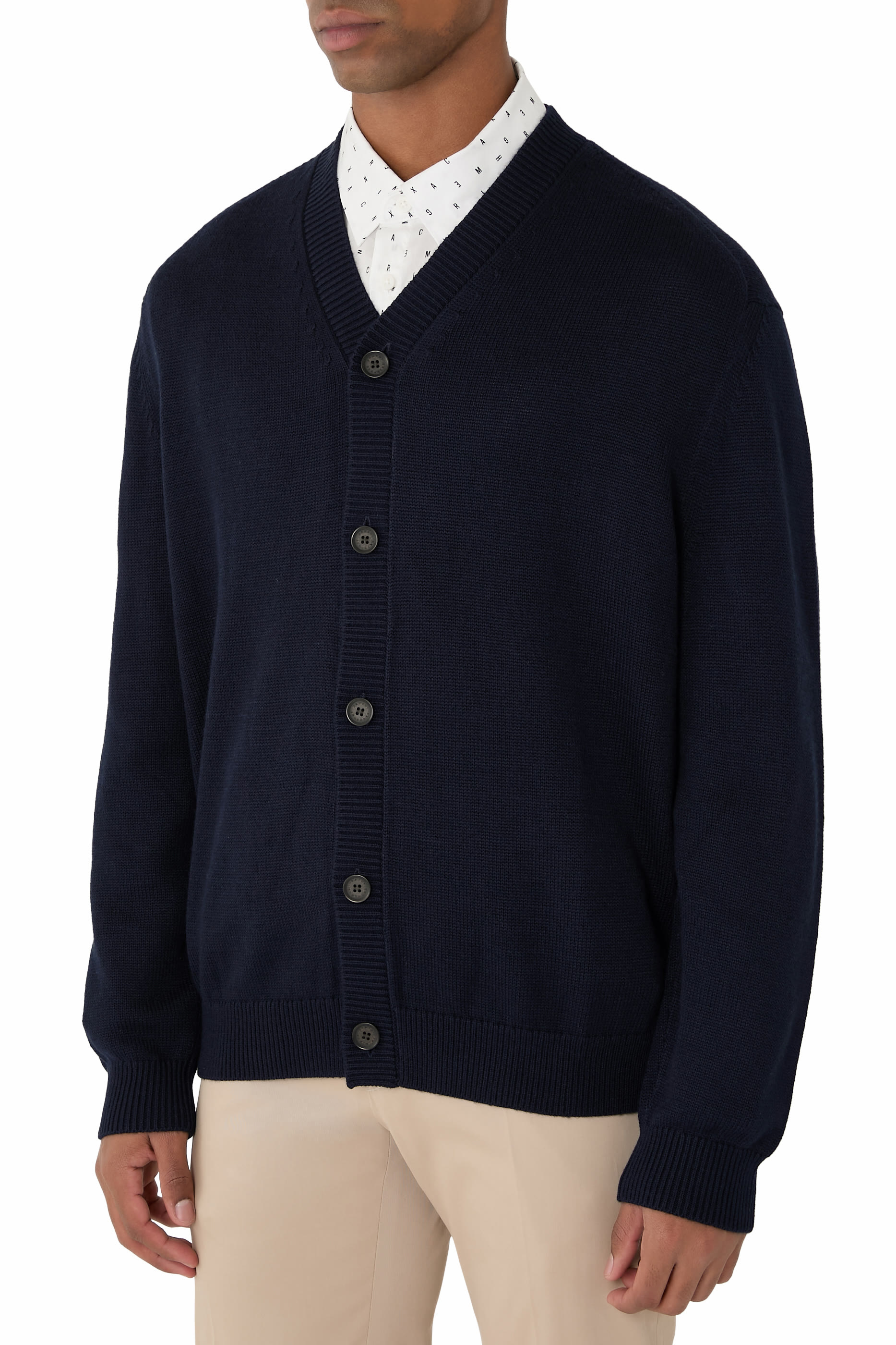 Wool and Cotton Cardigan