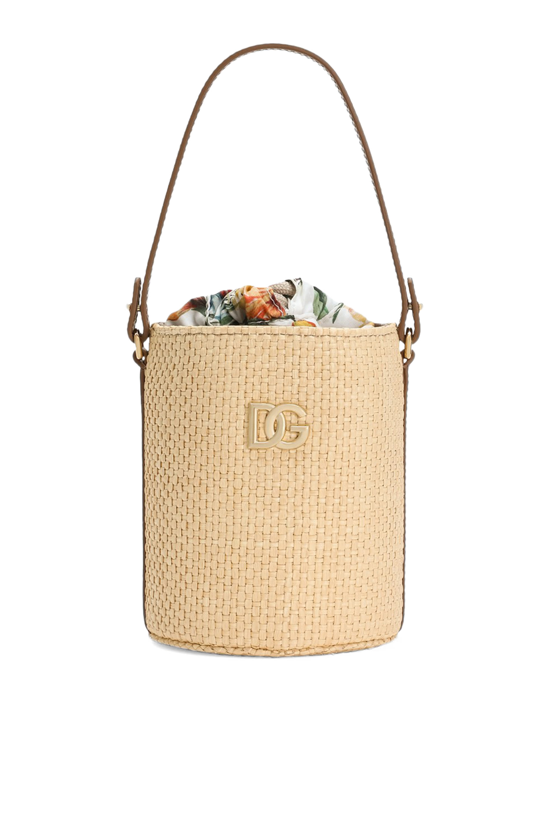 حقيبة كوفا قش وجلد عجل نابا للأطفال