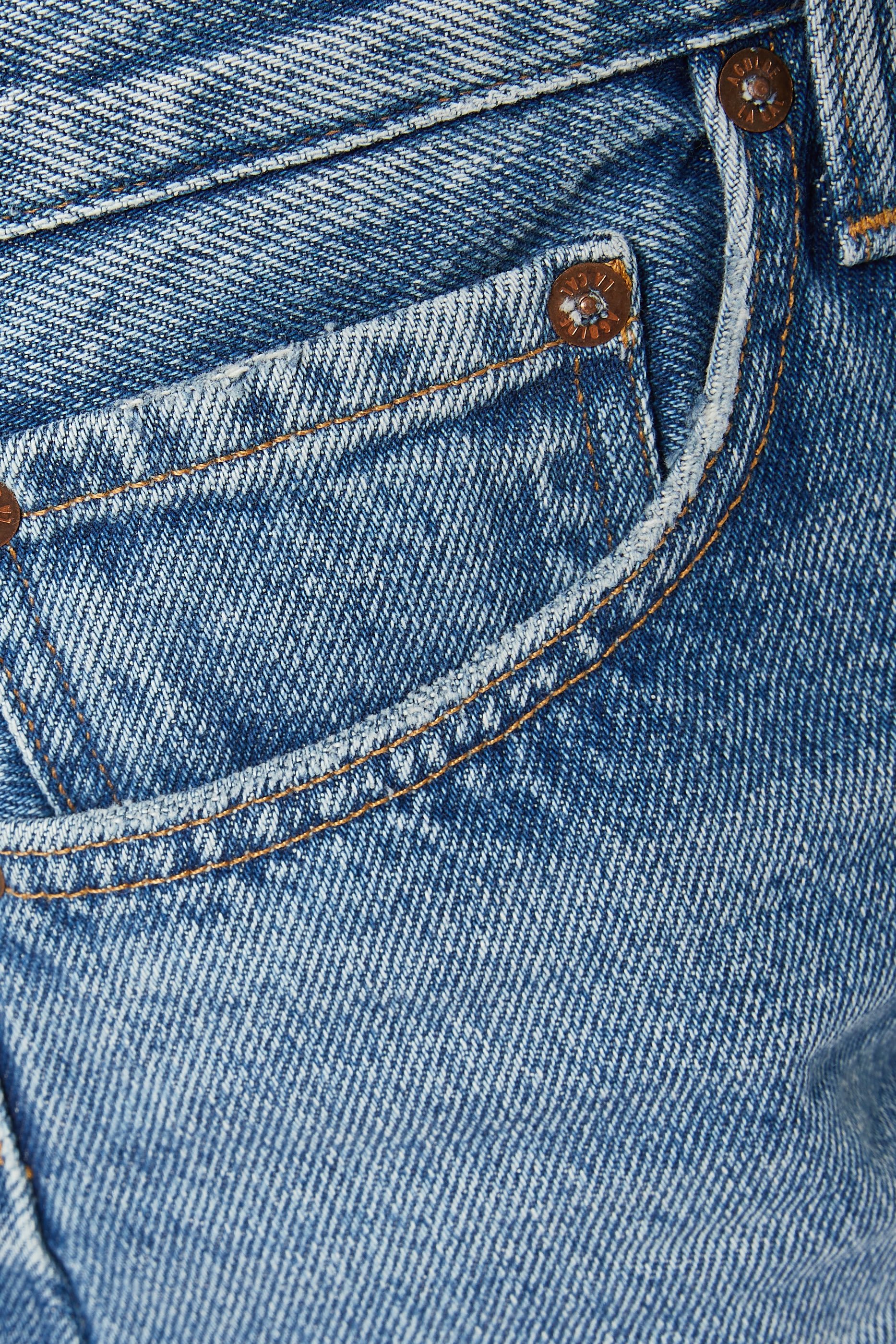 شورت باركر بحافة غير محاكة