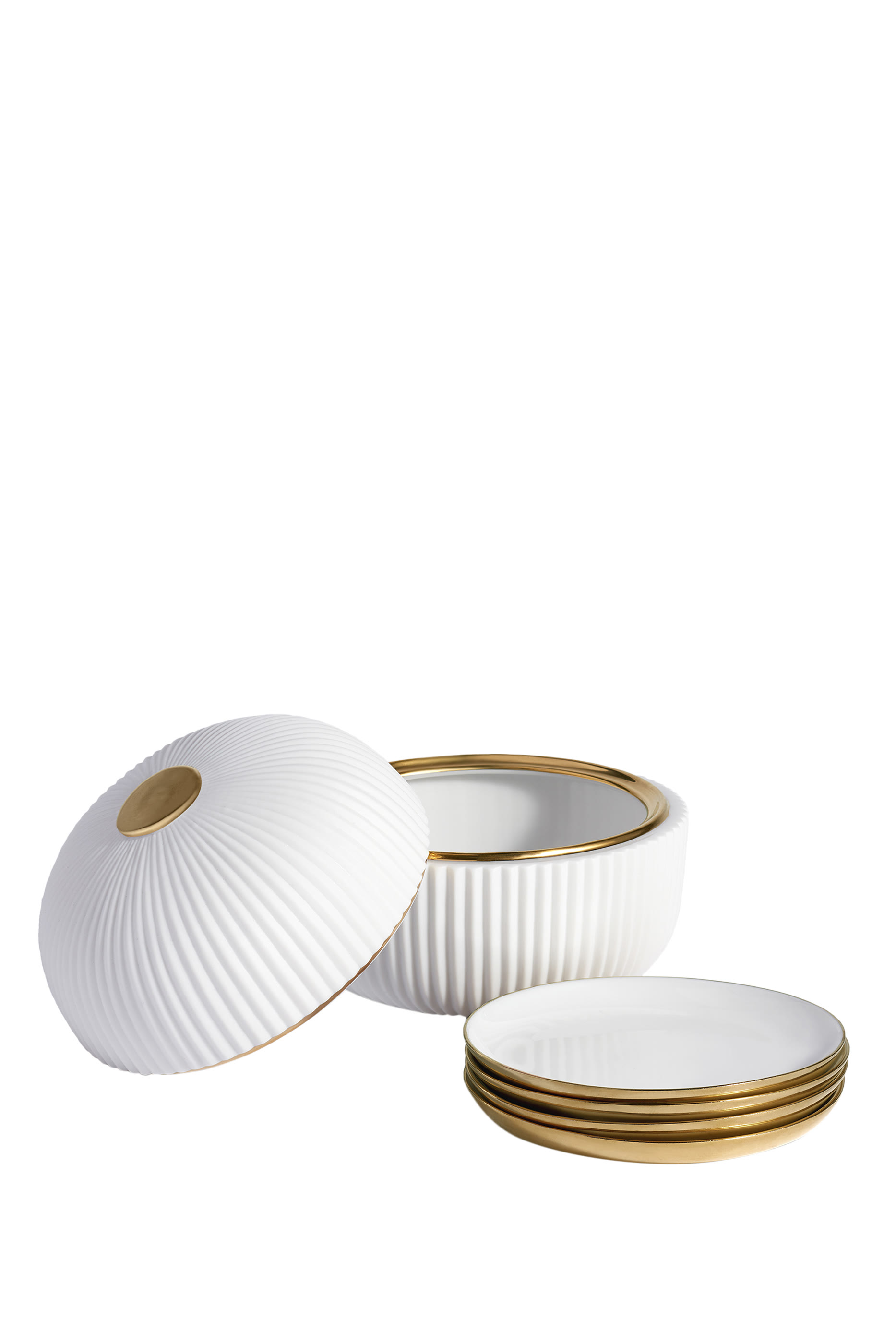 طقم أطباق وصندوق فاخر