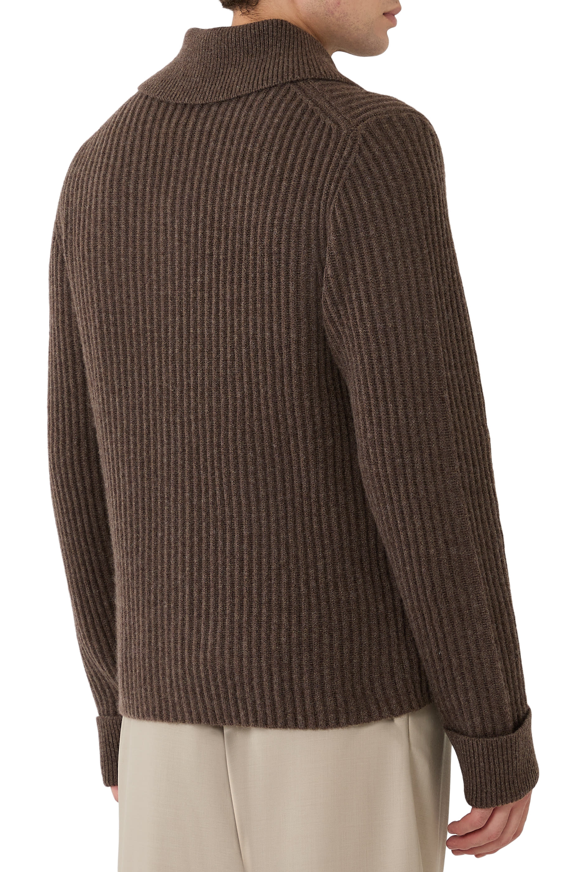 جاكيت جيف بسحاب كشمير