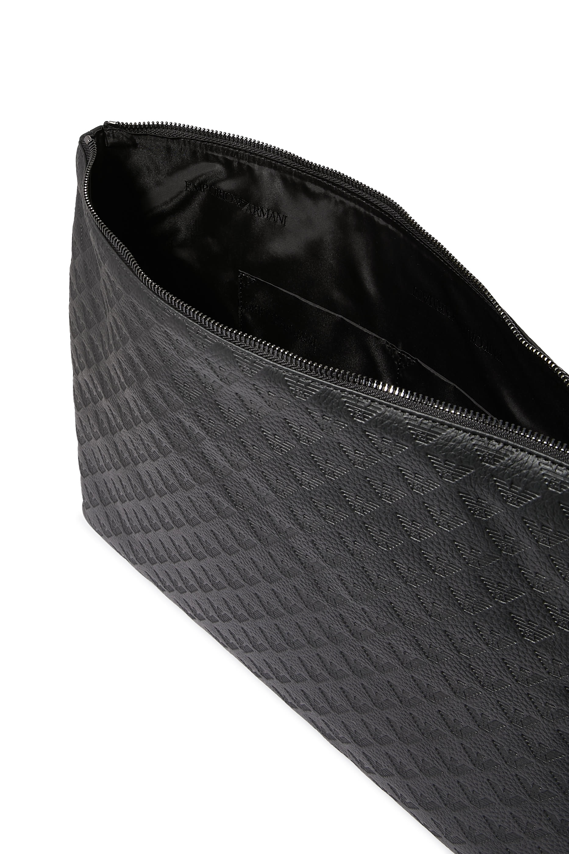 حقيبة صغيرة بنقشة شعار الماركة