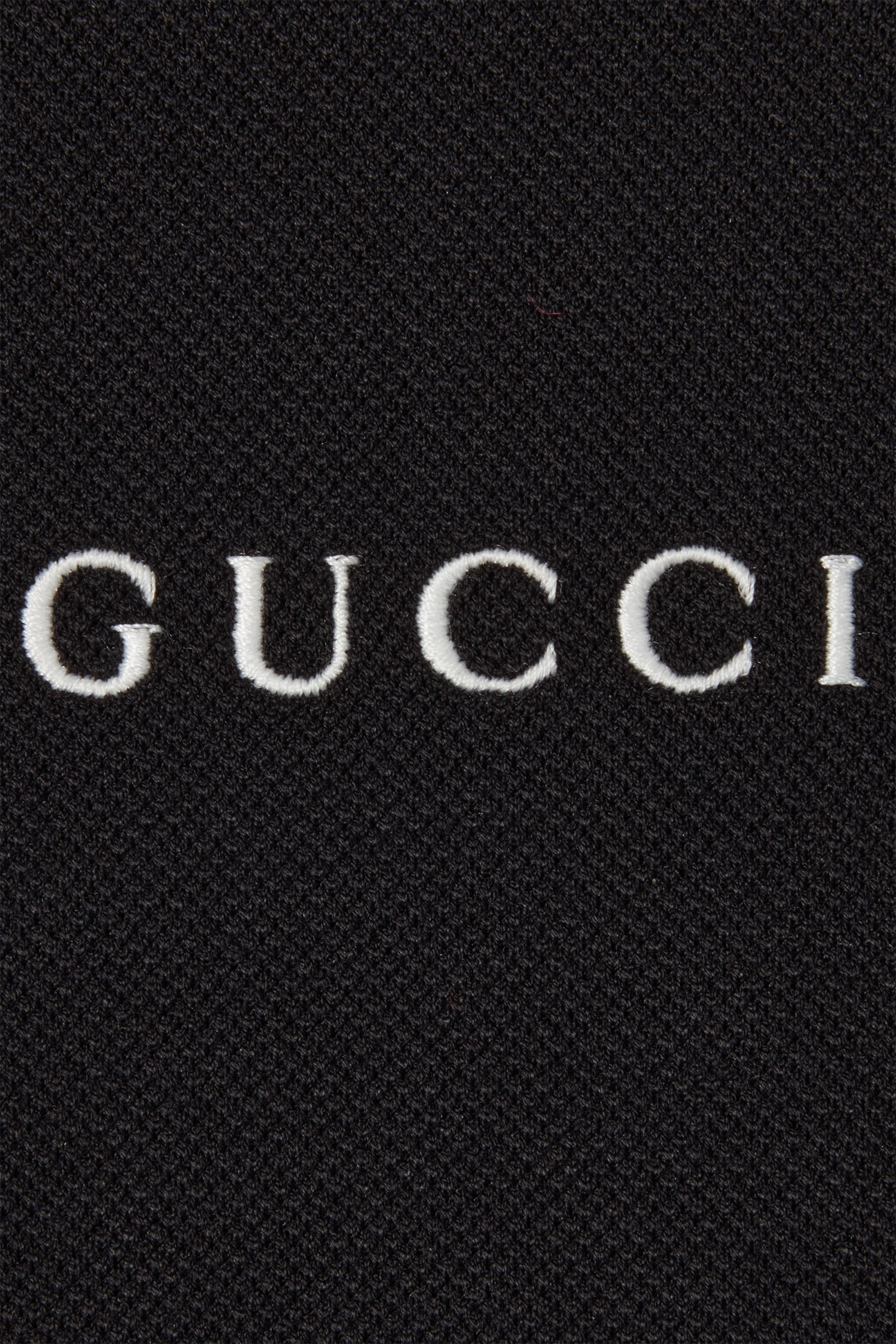 Embroidered Cotton Piquet Polo Shirt