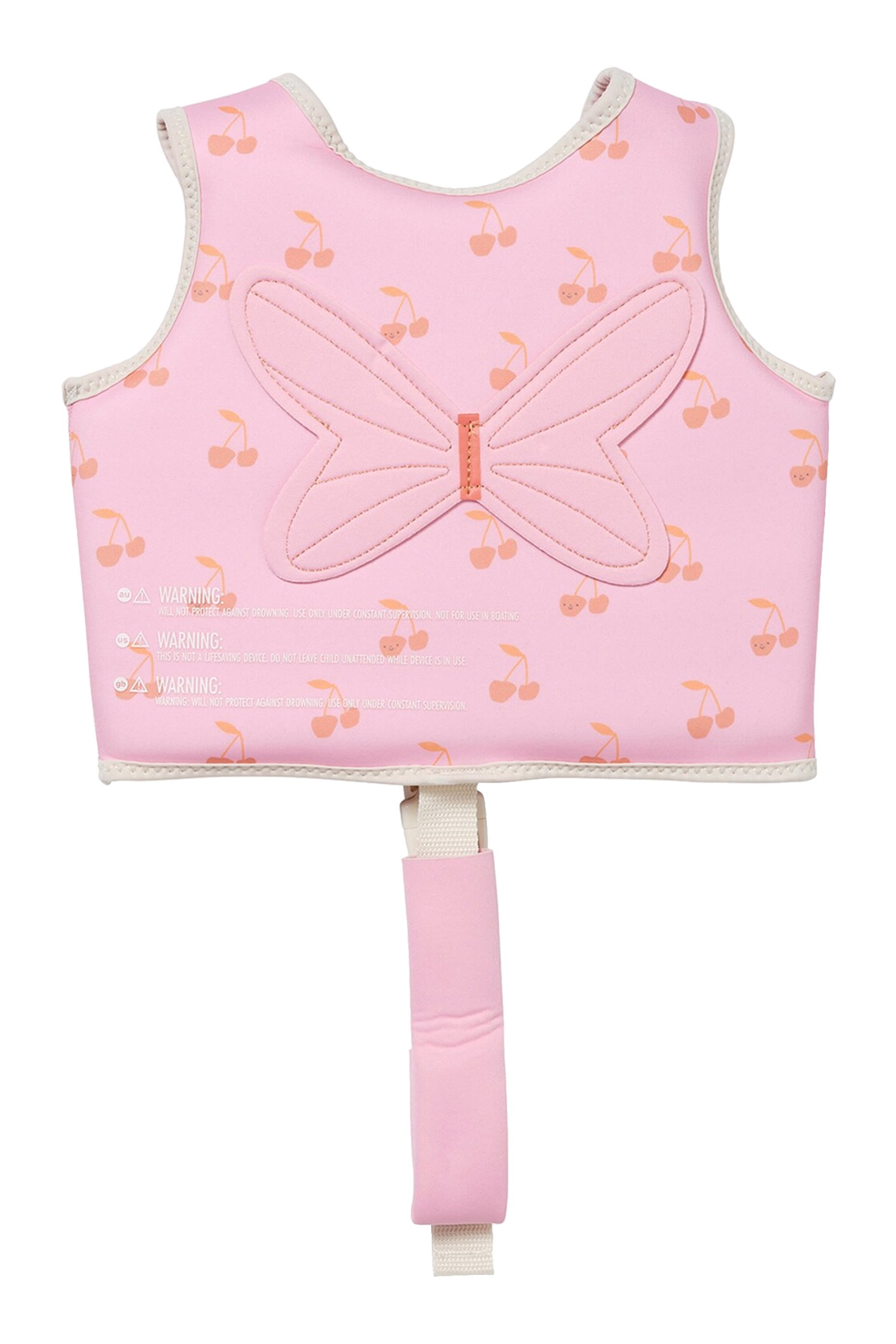 فيست سباحة بنفشة كرز بلون كاندي قطن للأطفال