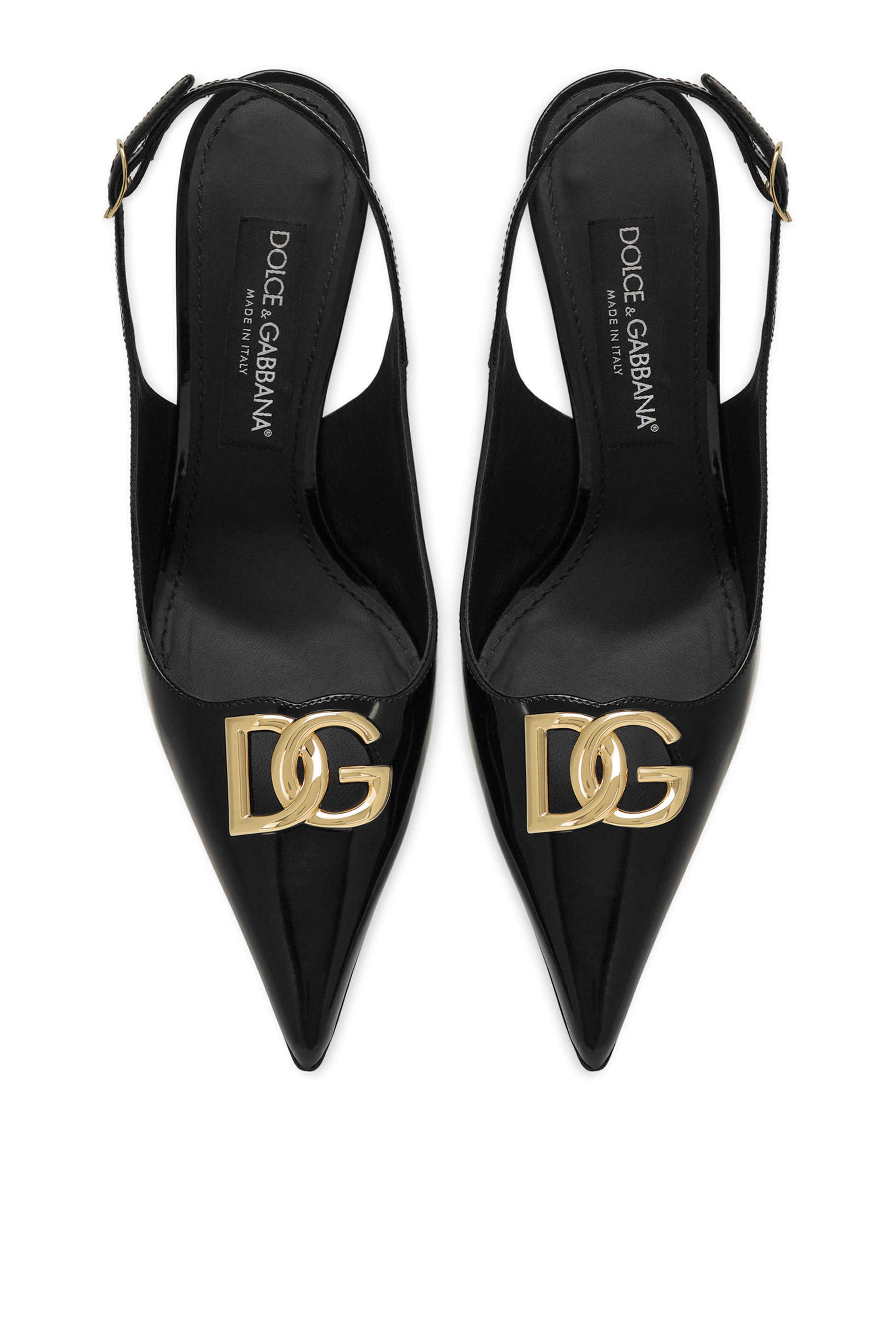 حذاء كلاسيك 90 بسير خلفي جلد عجل لامع