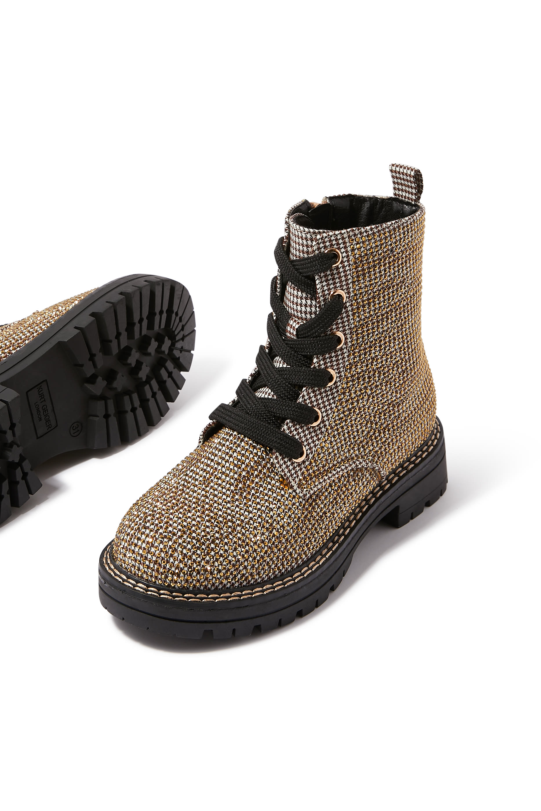 بوت بطول الكاحل قماش بيرلينجتون للأطفال