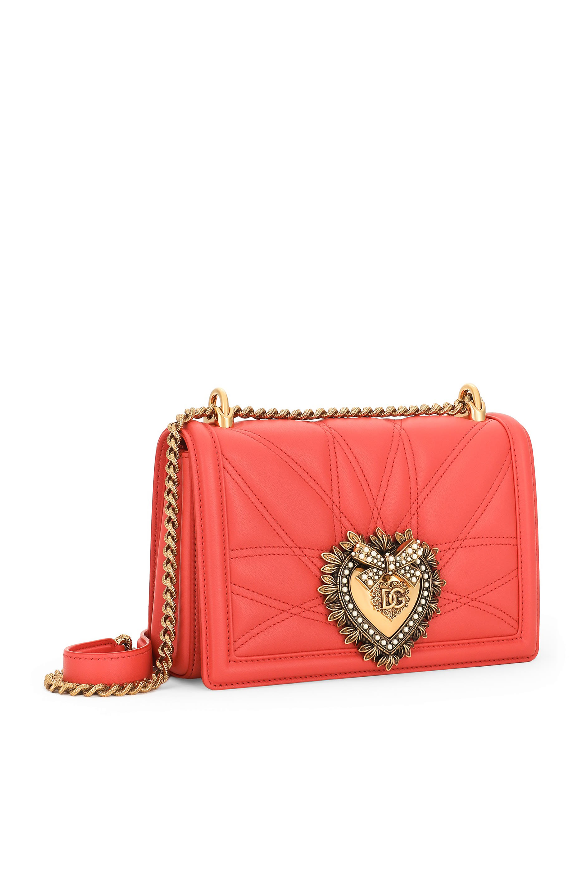 حقيبة ديفوشن متوسطة جلد نابا مبطن