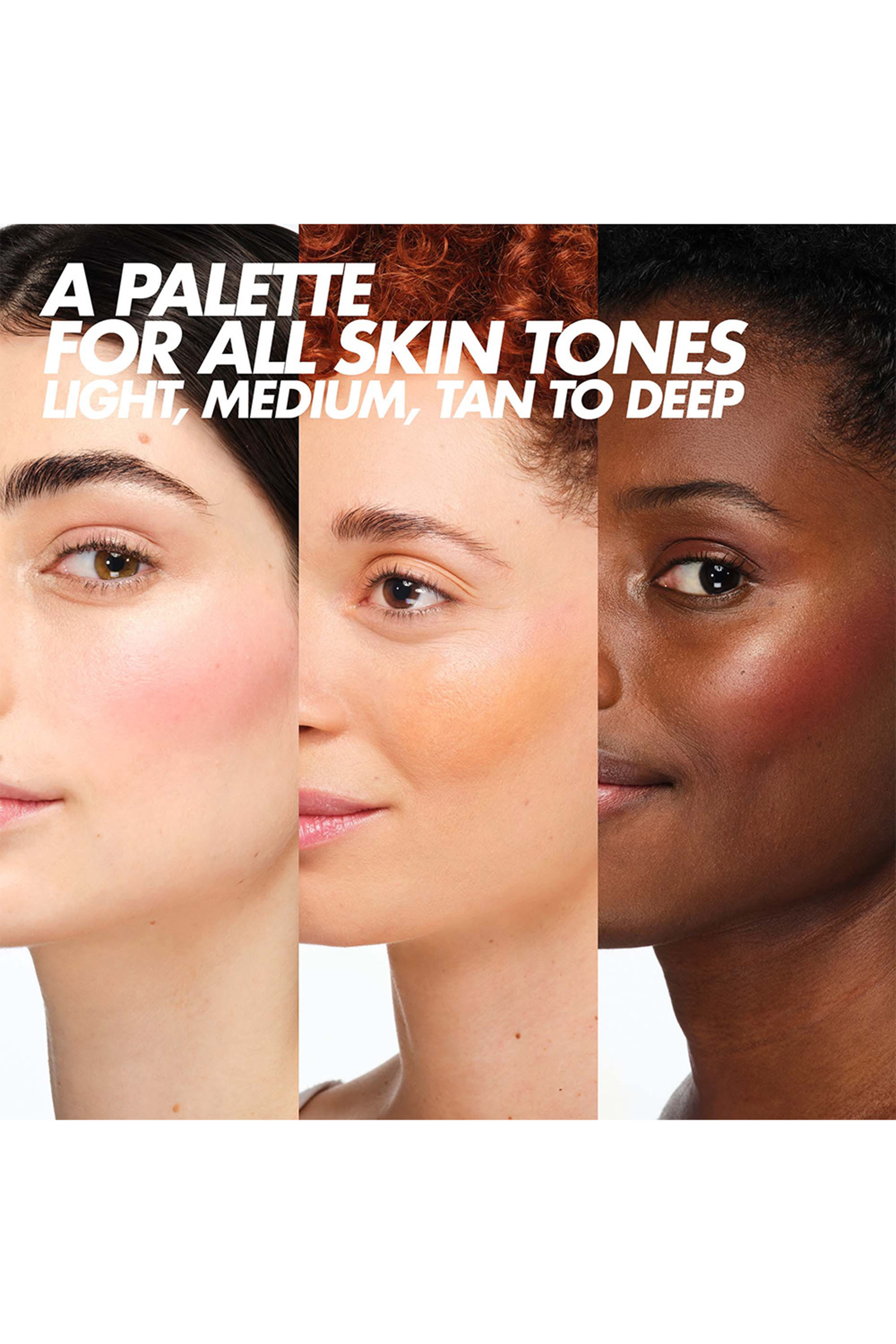 لوحة ظلال أحمر خدود وهايلايتر اتش دي 