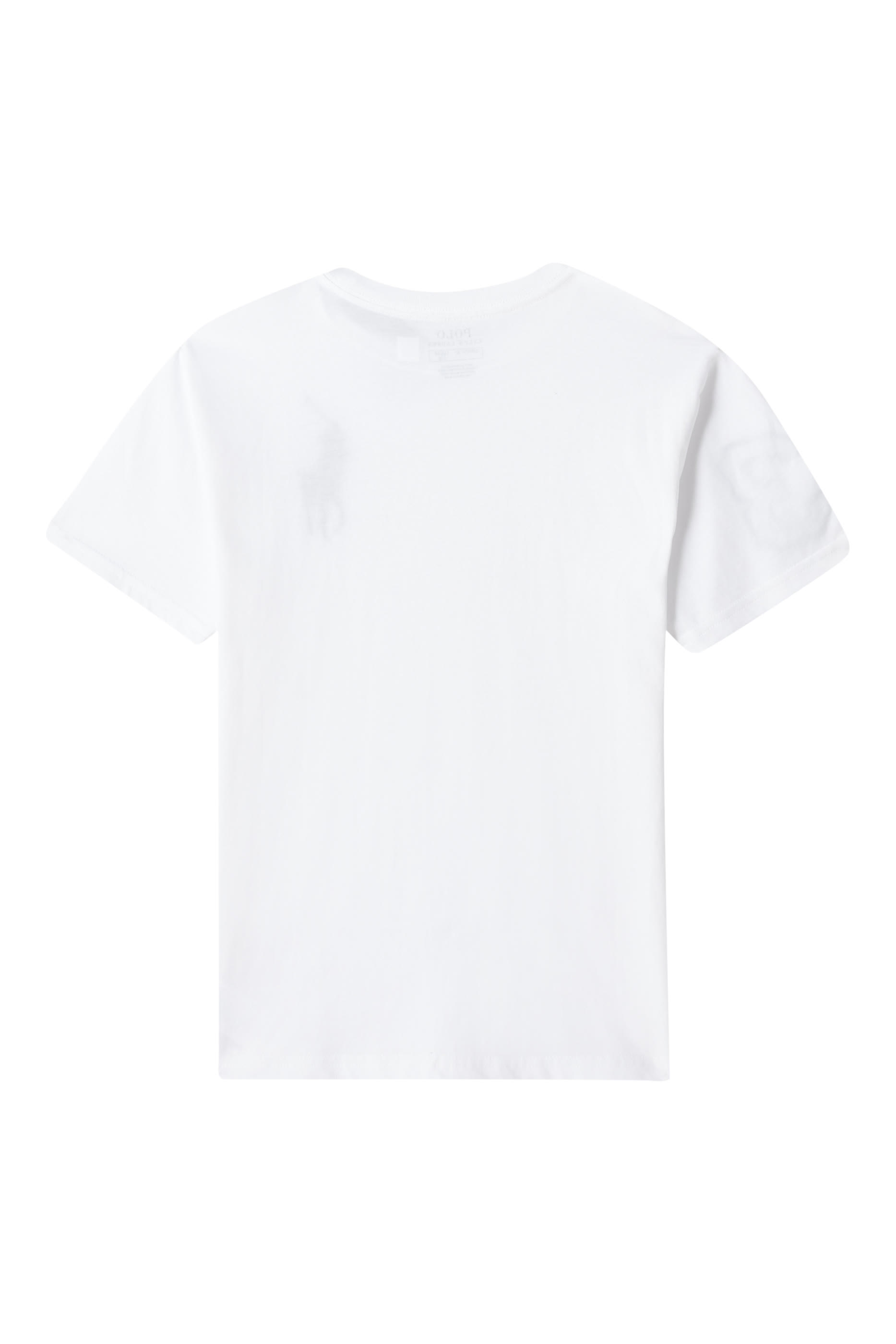 تيشيرت بشعار الماركة قطن للأطفال