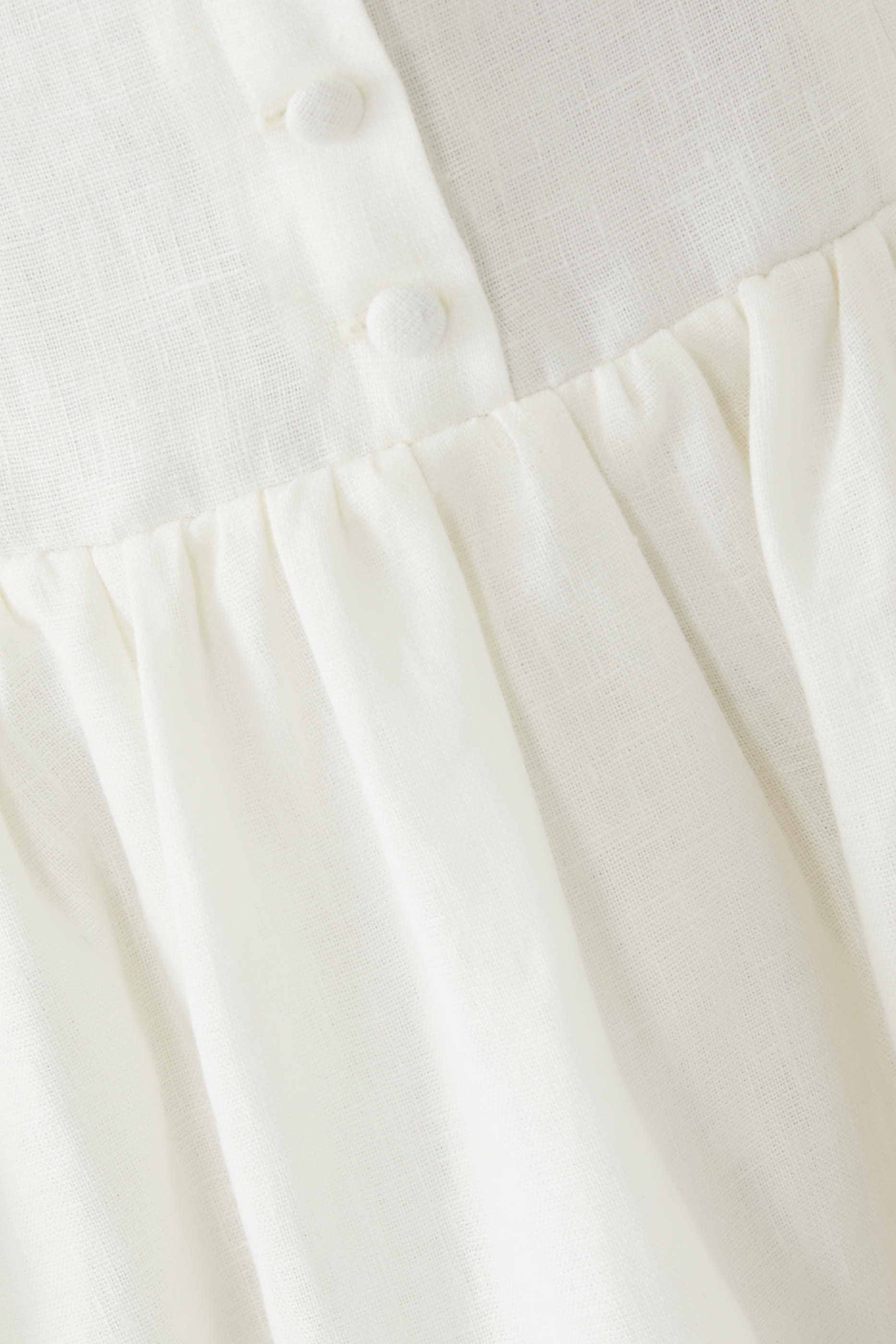 فستان بلير قصير بأزرار