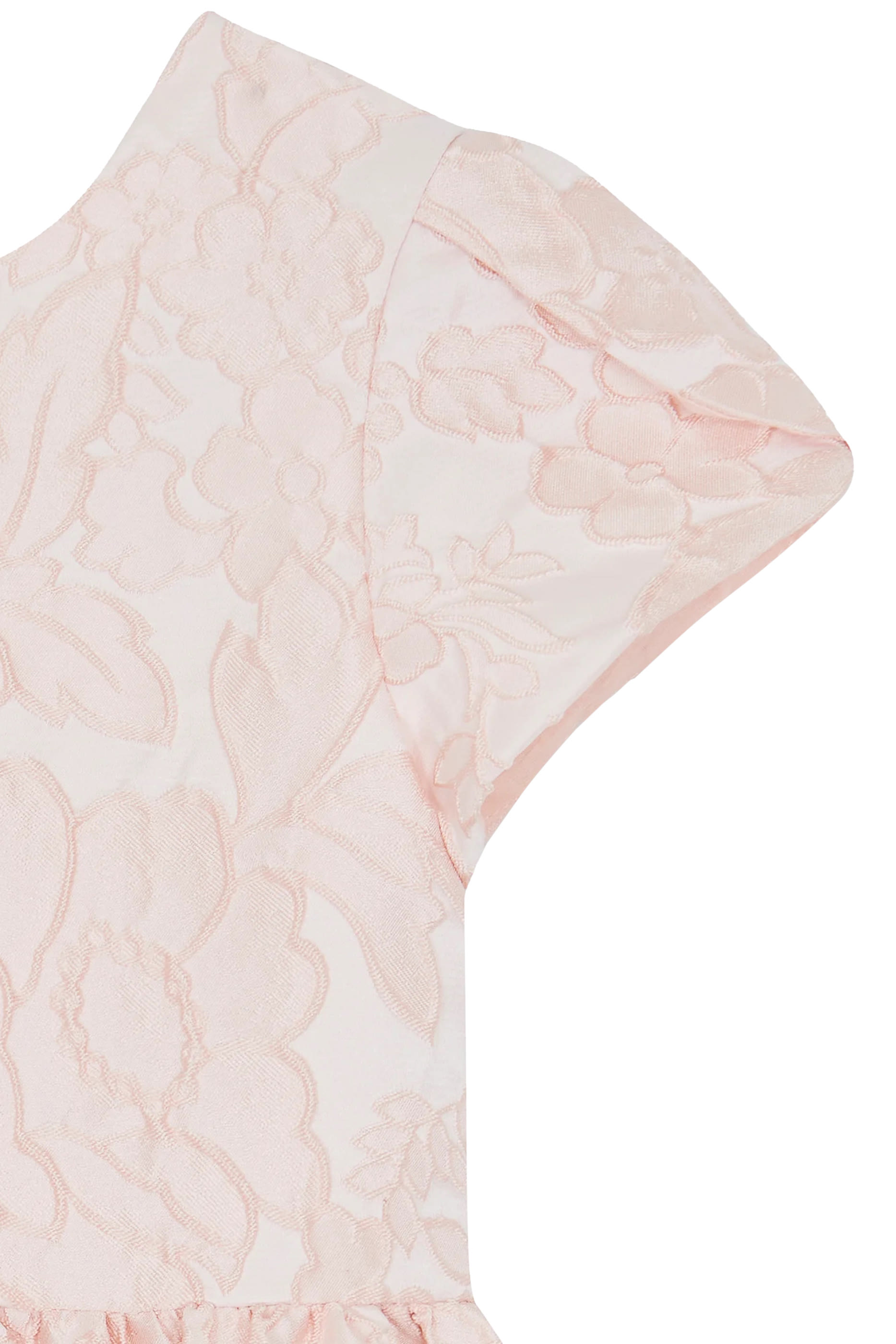 فستان بيوني بيرلي بتطريزات زهور للأطفال